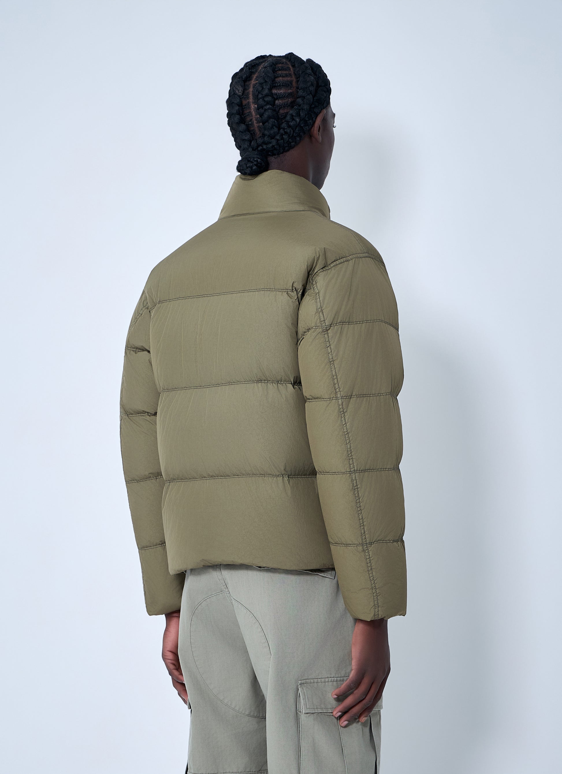 Stone Island Men Logo Patch Bomber Jacket STONE ISLAND