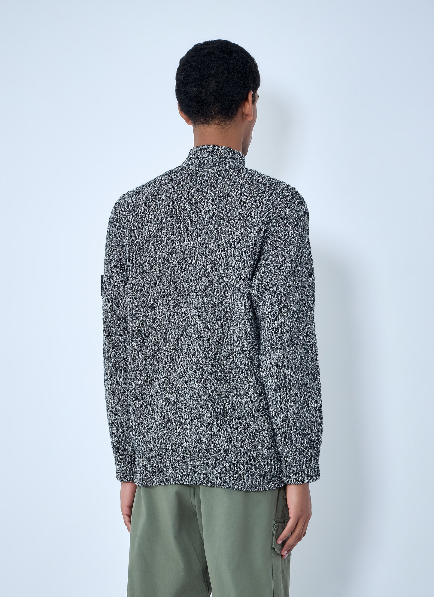 Stone Island Men Logo Patch Sweater STONE ISLAND