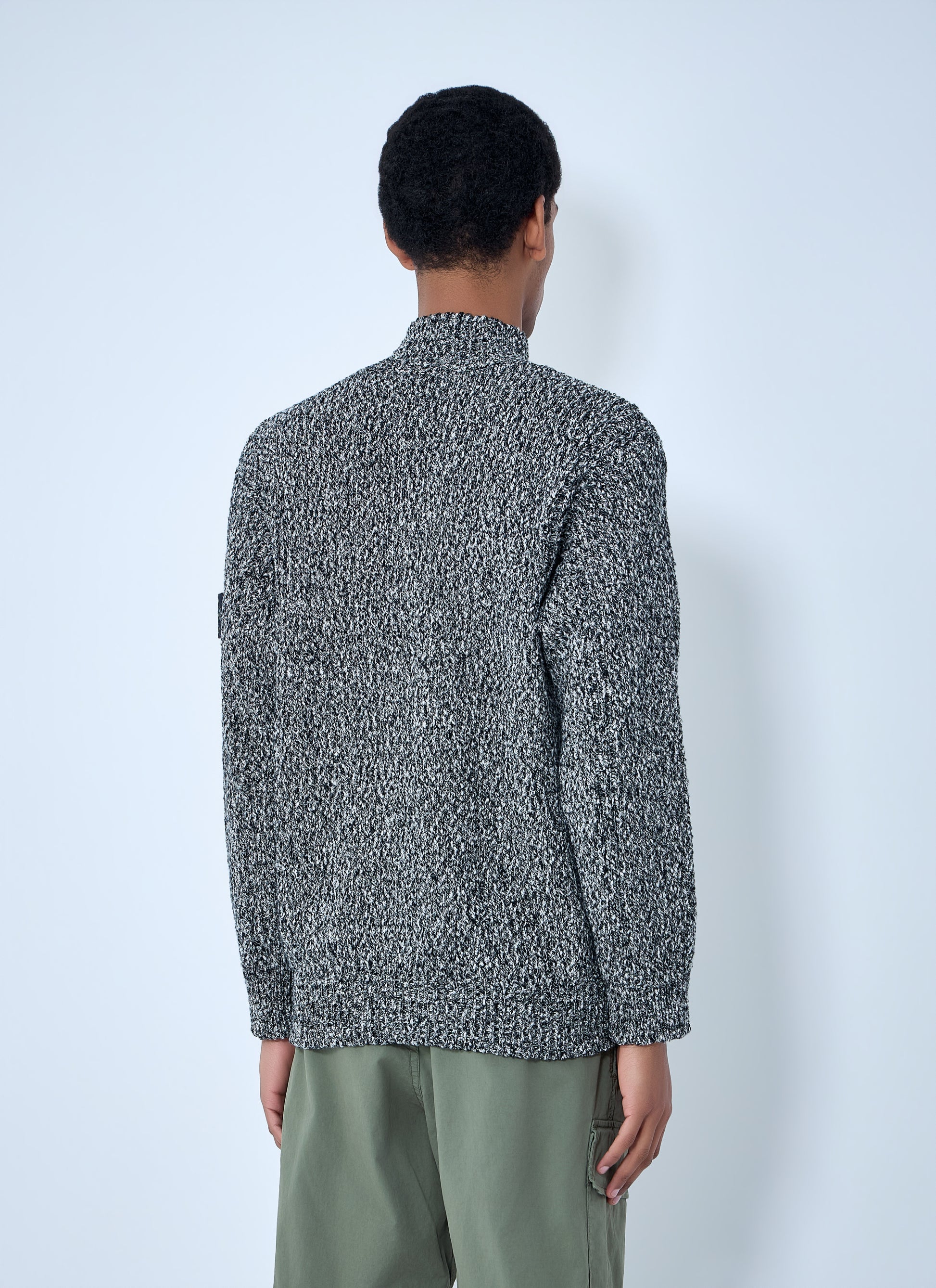 Stone Island Men Logo Patch Sweater STONE ISLAND
