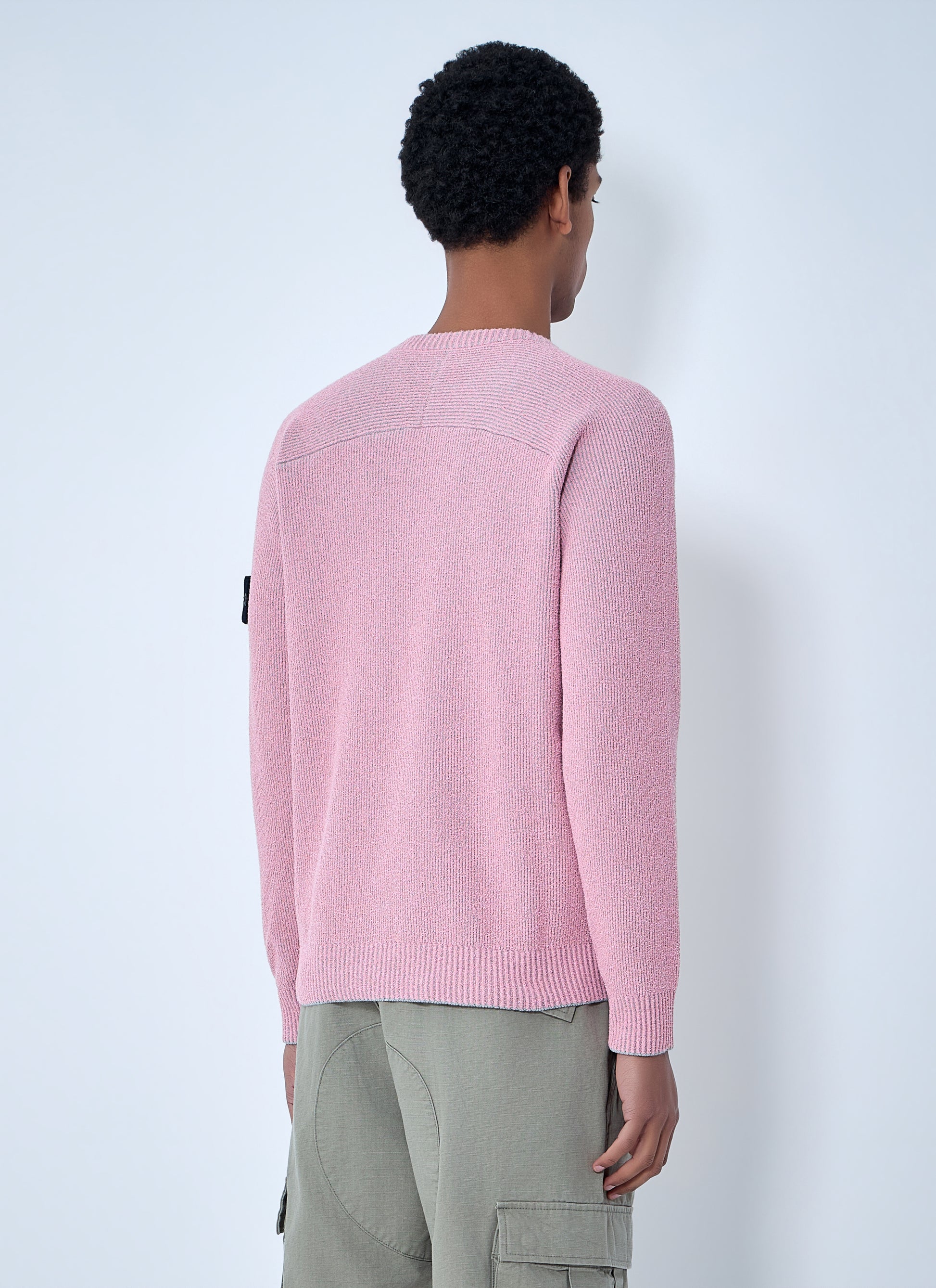 Stone Island Men Crewneck Wool Sweater STONE ISLAND