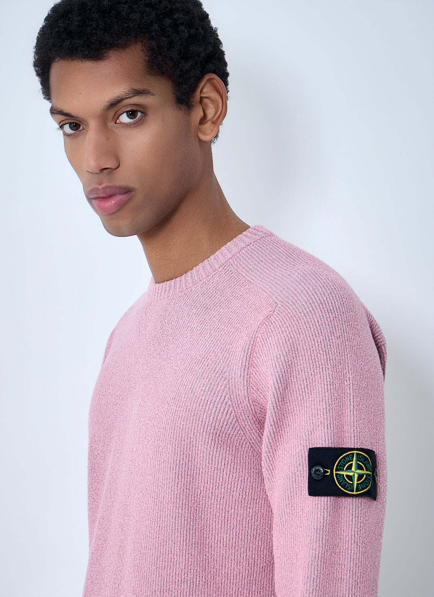 Stone Island Men Crewneck Wool Sweater STONE ISLAND