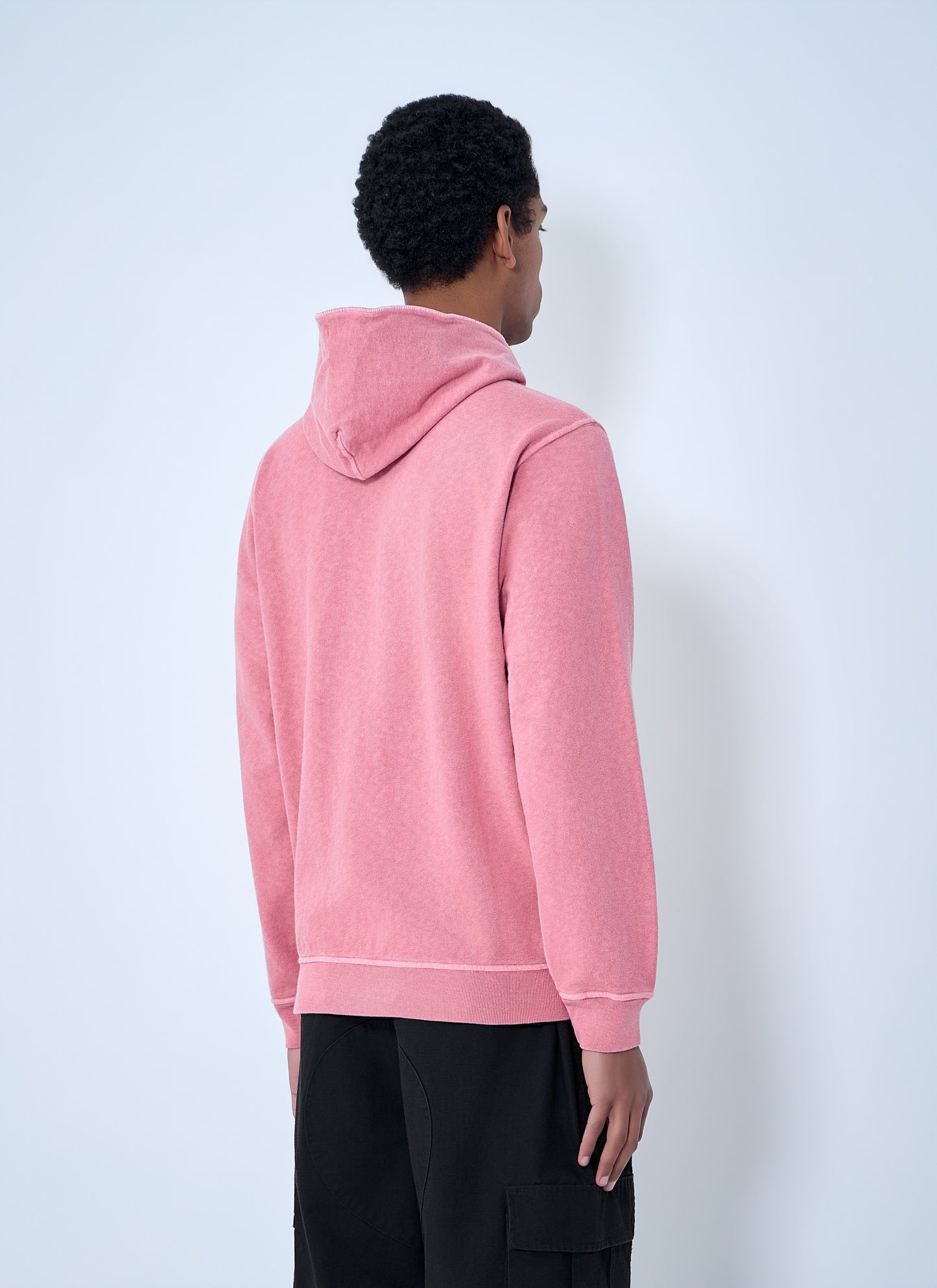 Stone Island Men Logo Patch Hooded Sweatshirt STONE ISLAND