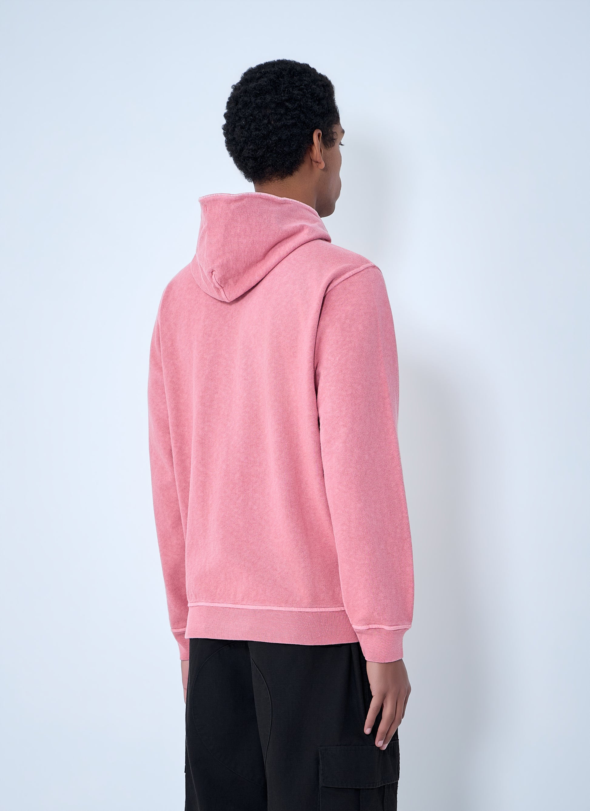 Stone Island Men Logo Patch Hooded Sweatshirt STONE ISLAND