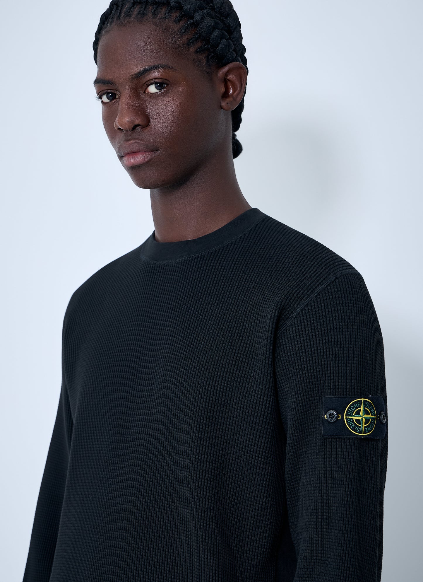 Stone Island Men Logo Patch Sweater STONE ISLAND