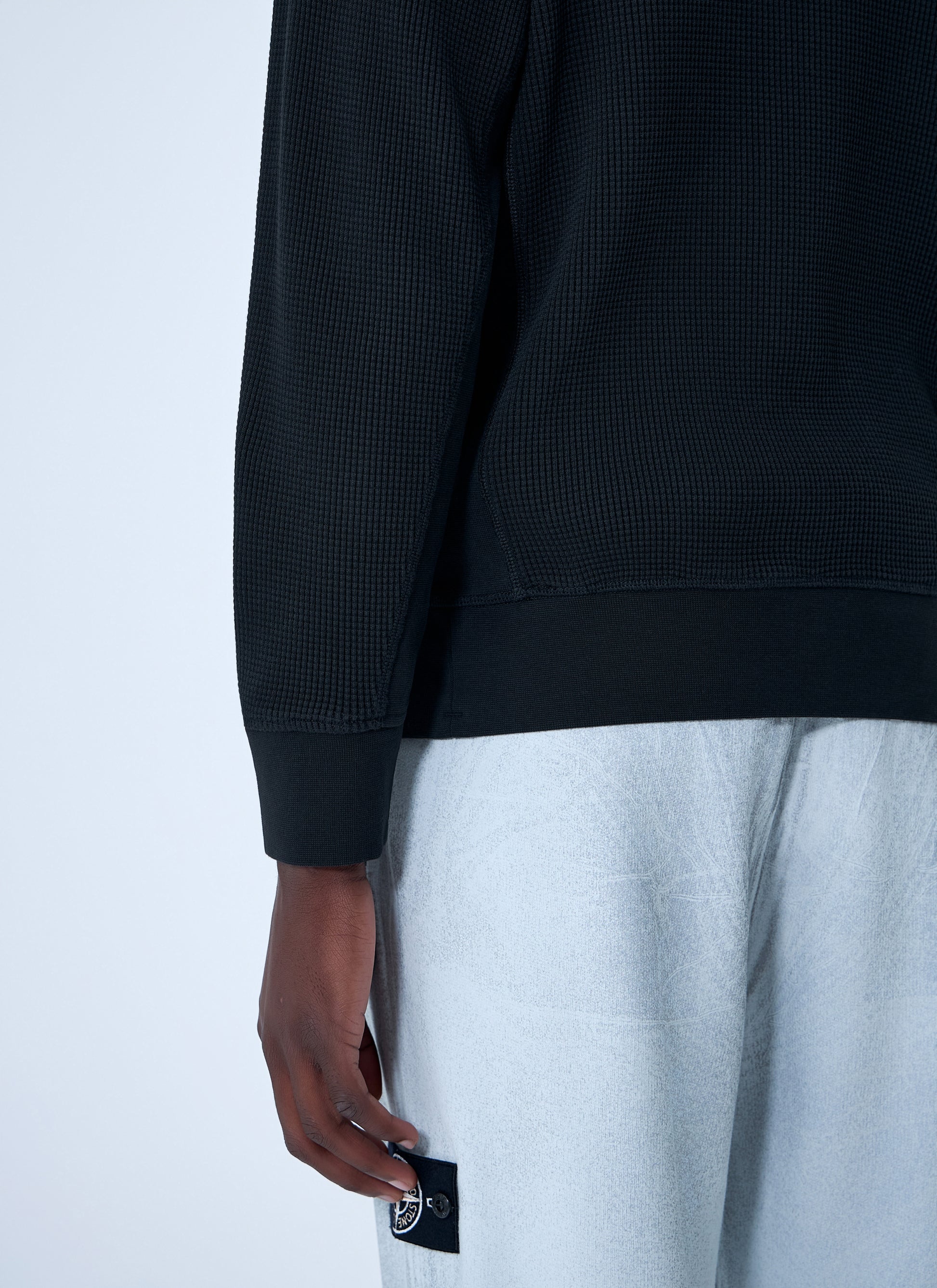 Stone Island Men Logo Patch Sweater STONE ISLAND
