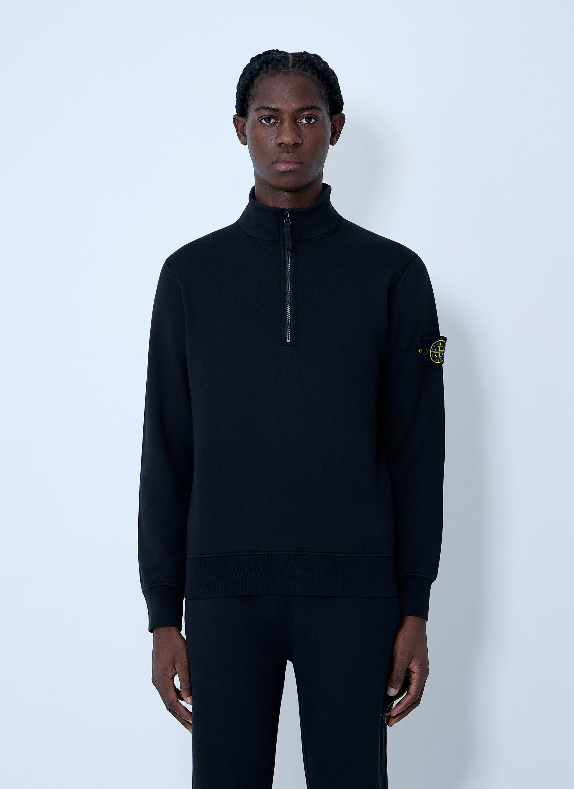 Stone Island Men Logo Patch Sweater STONE ISLAND