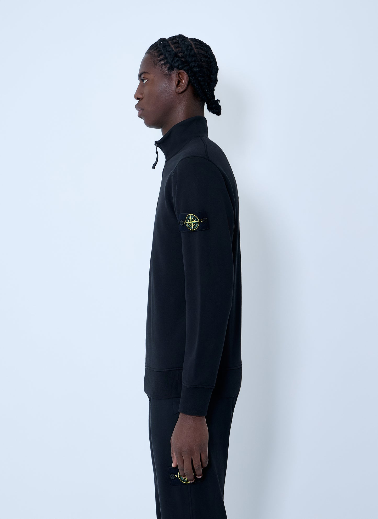 Stone Island Men Logo Patch Sweater STONE ISLAND
