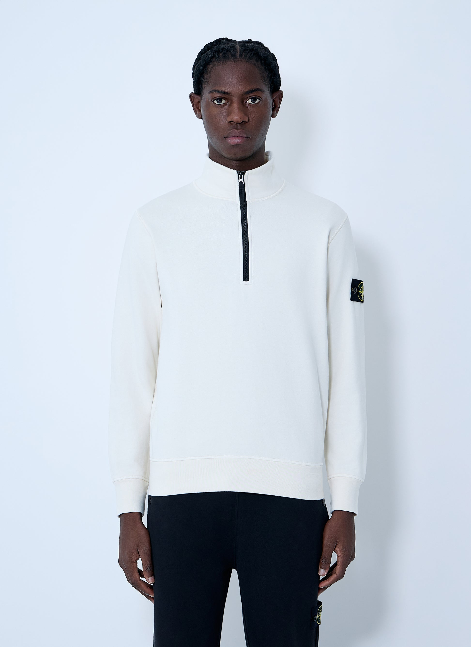 Stone Island Men Logo Patch Sweater STONE ISLAND