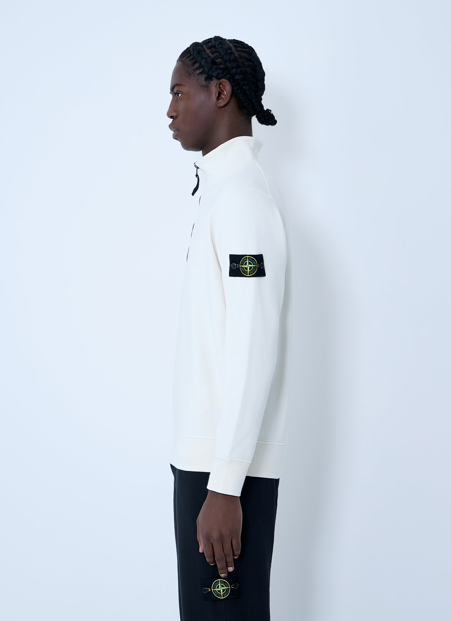 Stone Island Men Logo Patch Sweater STONE ISLAND