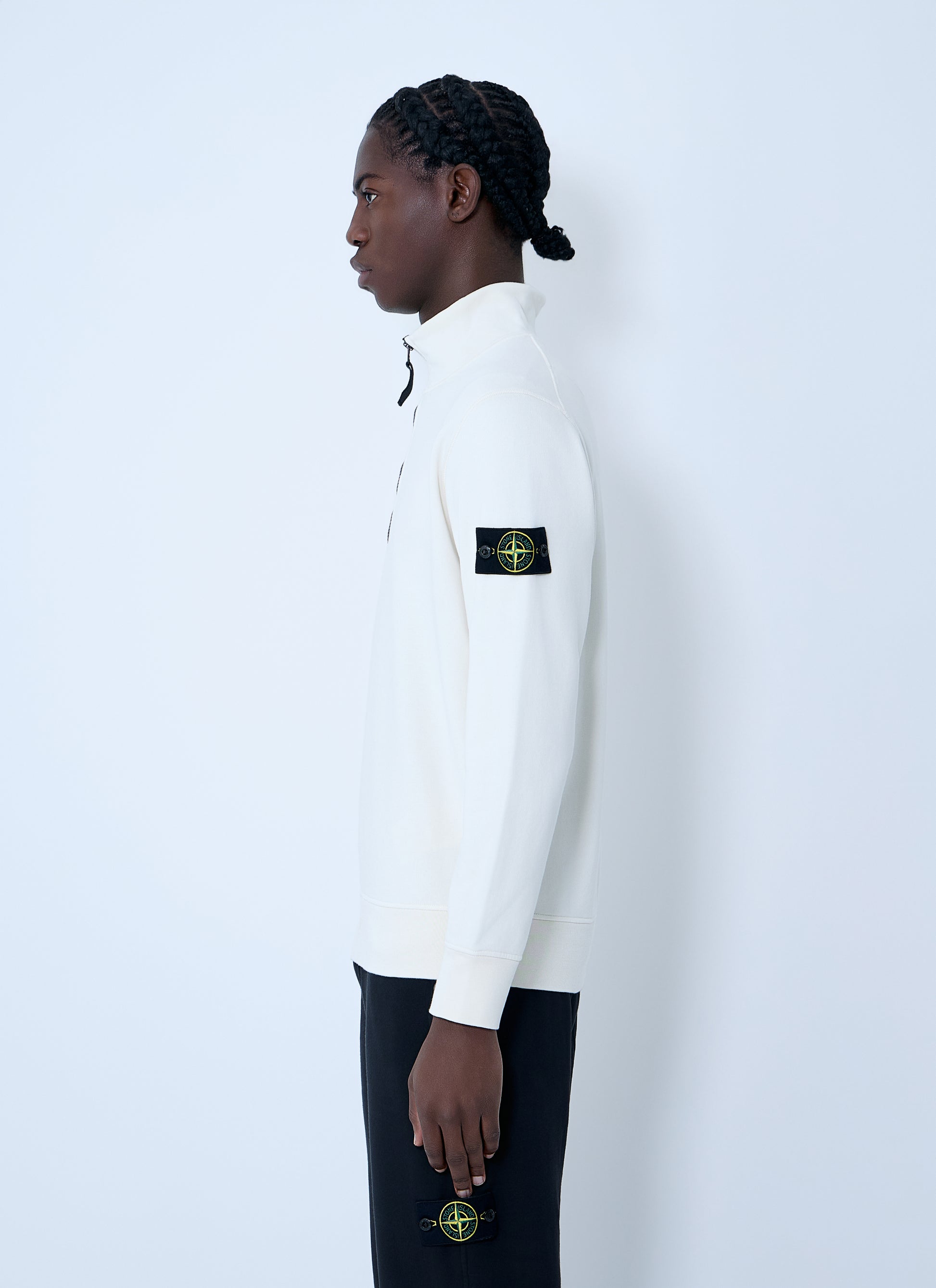 Stone Island Men Logo Patch Sweater STONE ISLAND