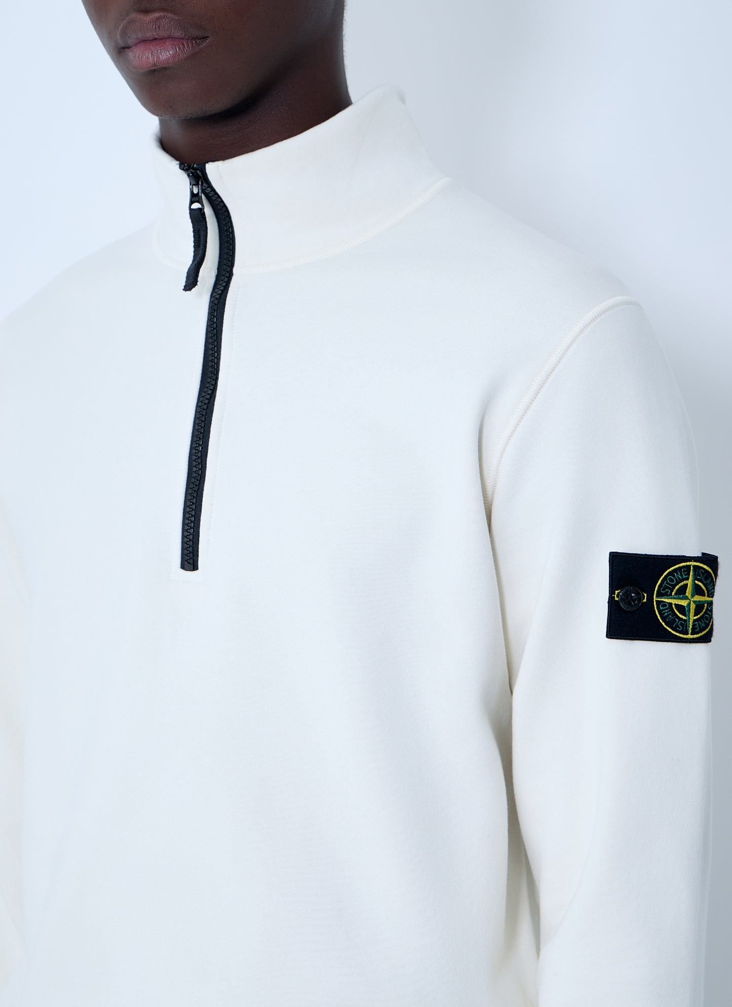 Stone Island Men Logo Patch Sweater STONE ISLAND