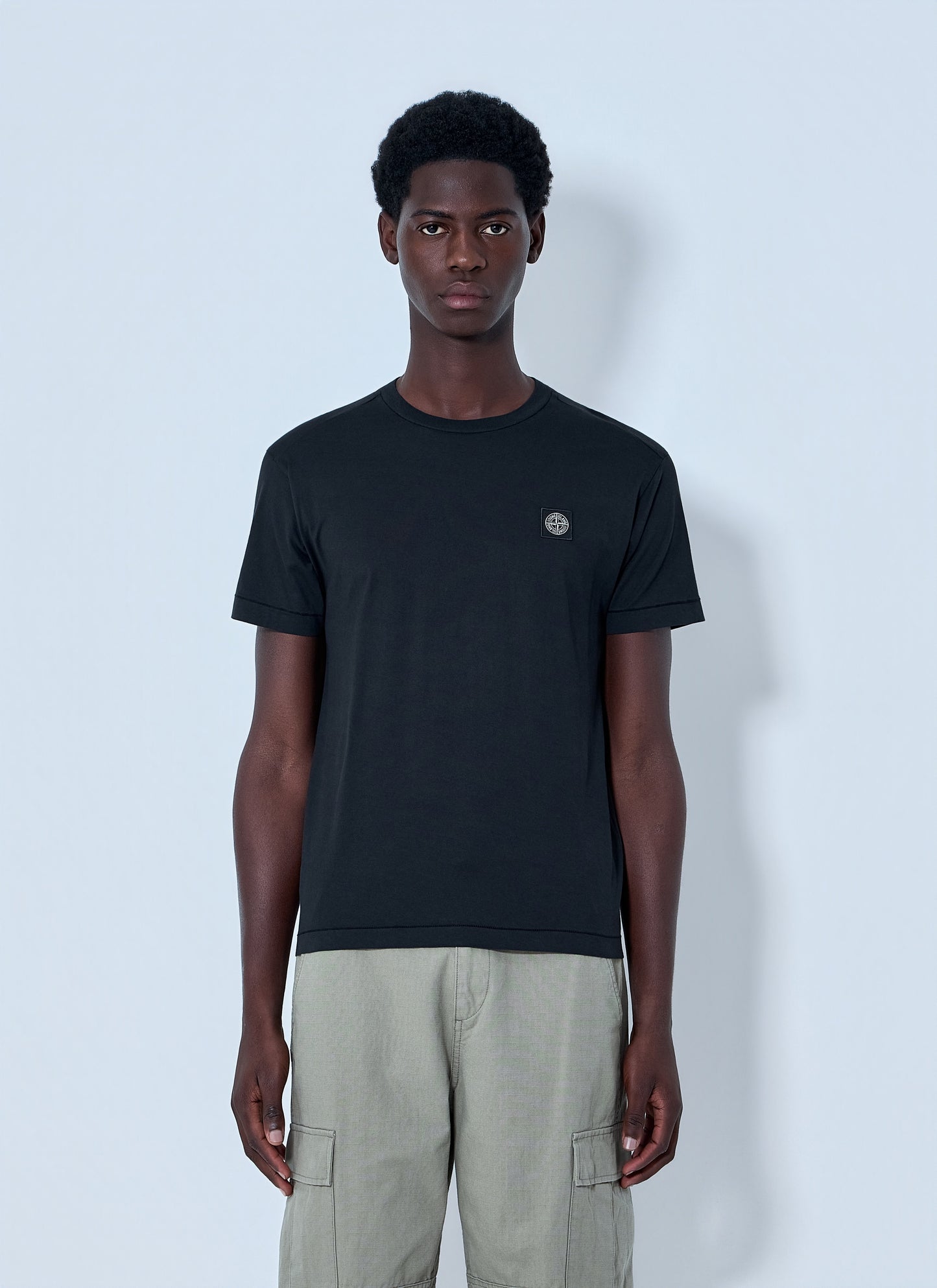 Stone Island Men Cotton Jersey Logo T-Shirt STONE ISLAND