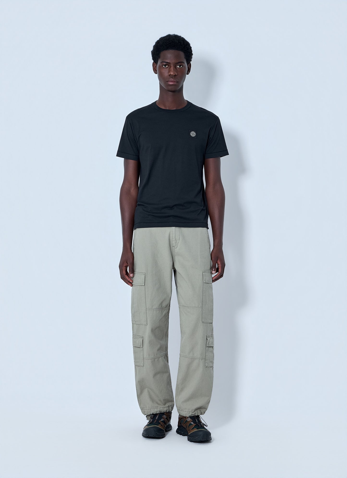 Stone Island Men Cotton Jersey Logo T-Shirt STONE ISLAND