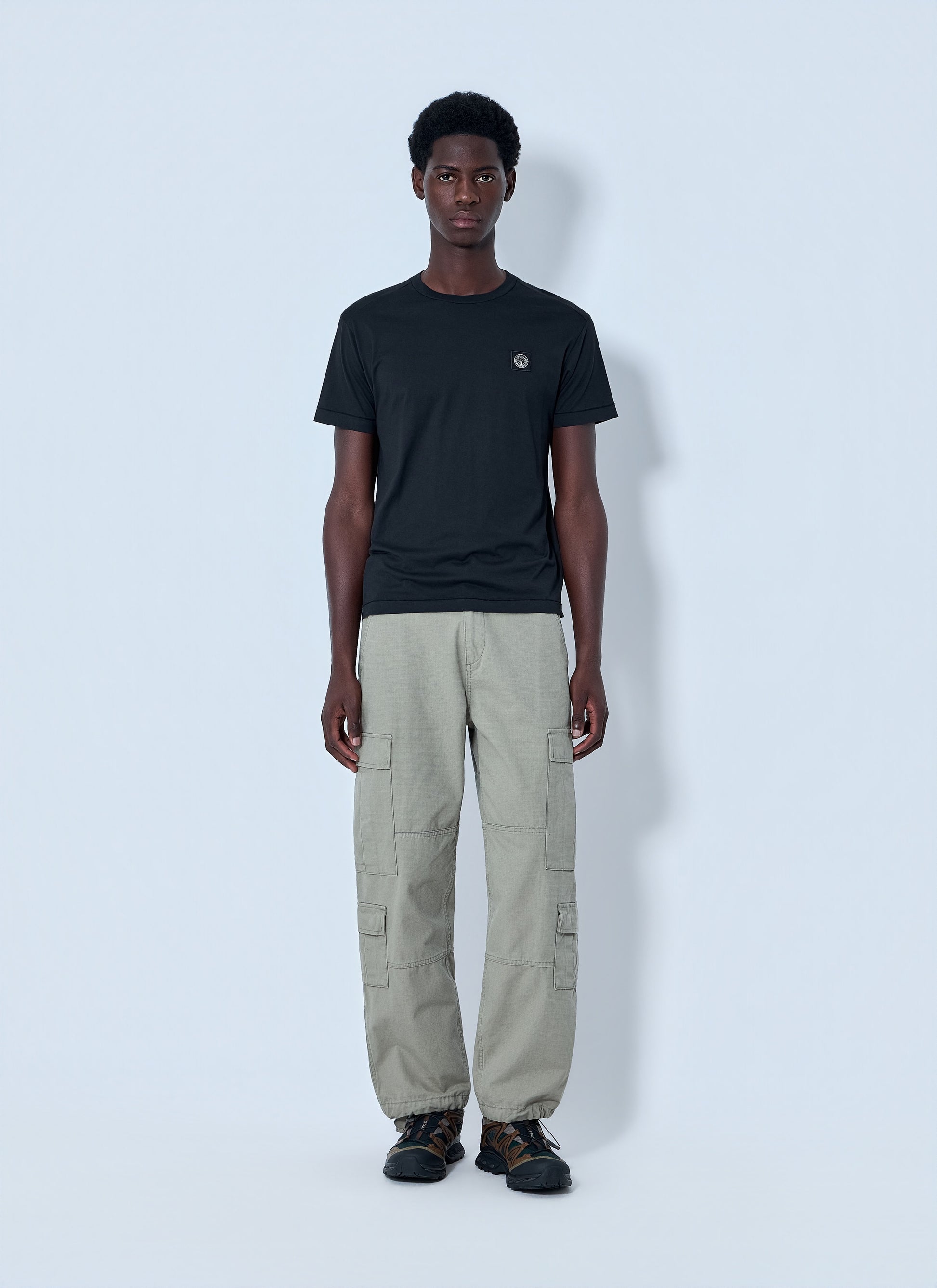 Stone Island Men Cotton Jersey Logo T-Shirt STONE ISLAND