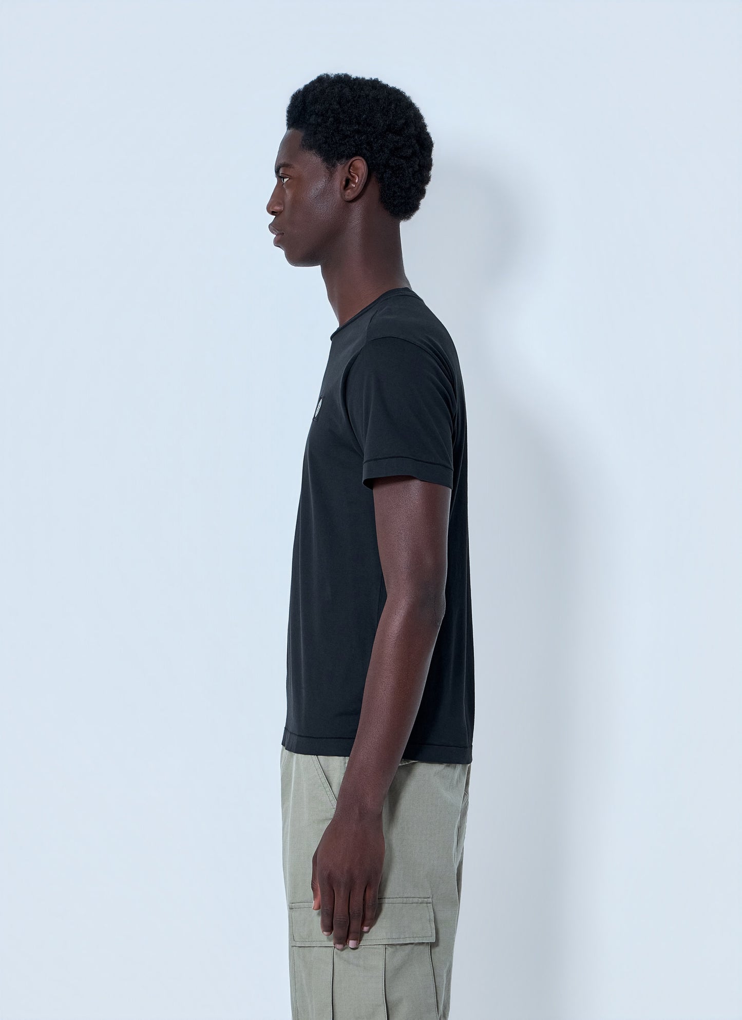 Stone Island Men Cotton Jersey Logo T-Shirt STONE ISLAND