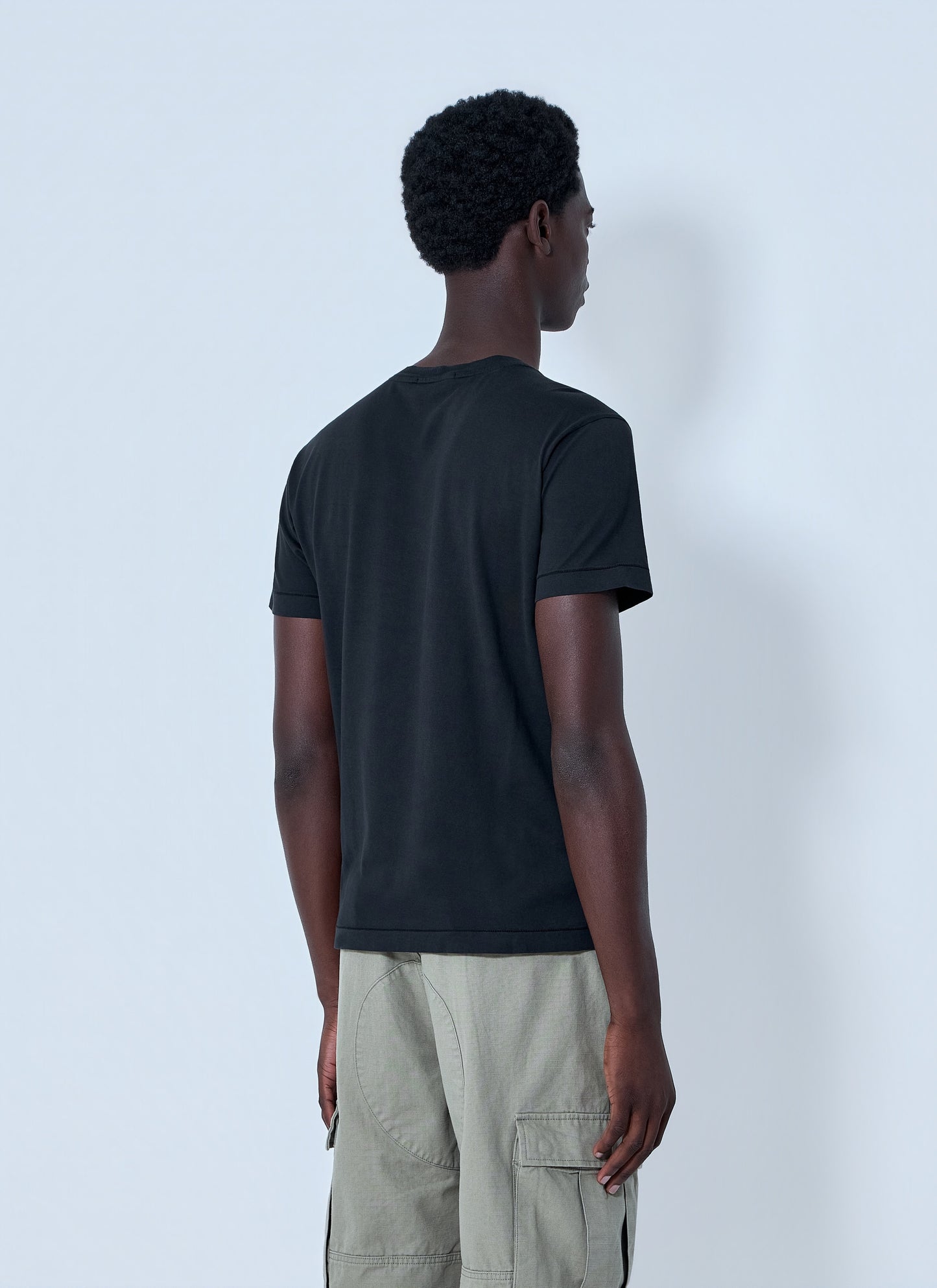 Stone Island Men Cotton Jersey Logo T-Shirt STONE ISLAND