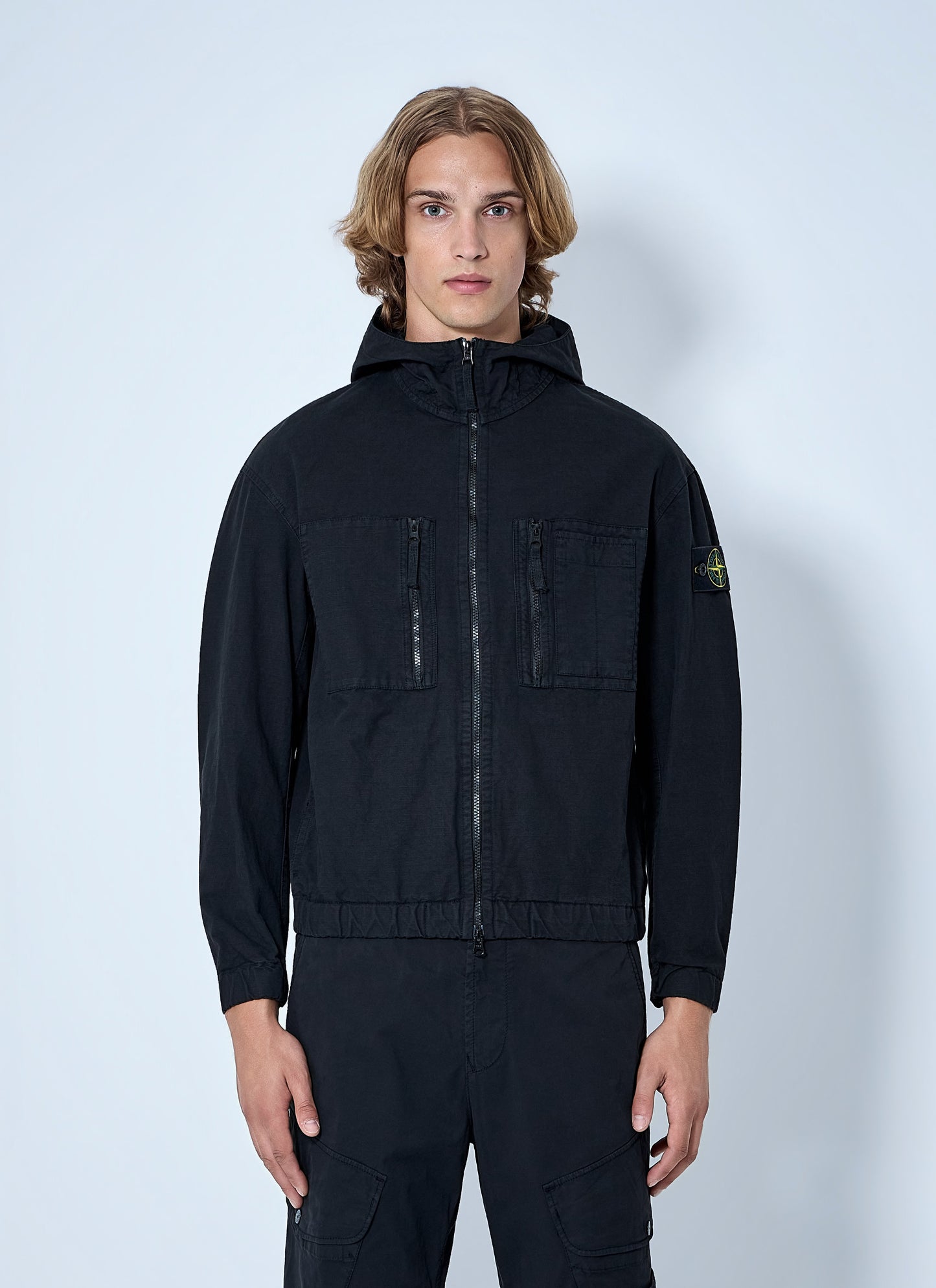 Stone Island Men Hooded Utility Jacket STONE ISLAND