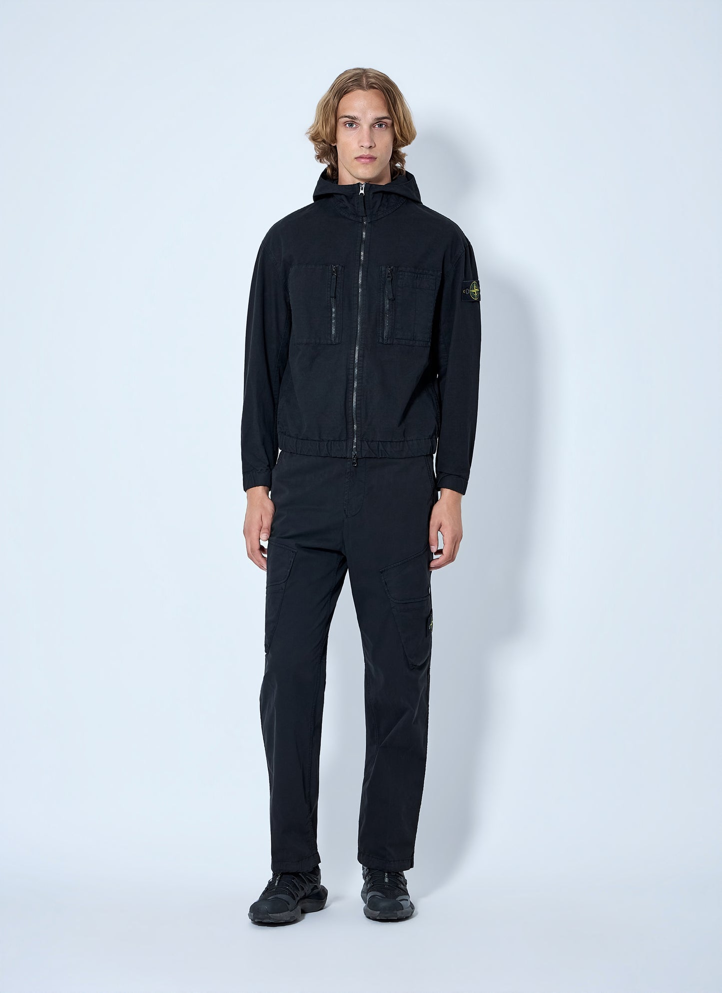 Stone Island Men Hooded Utility Jacket STONE ISLAND