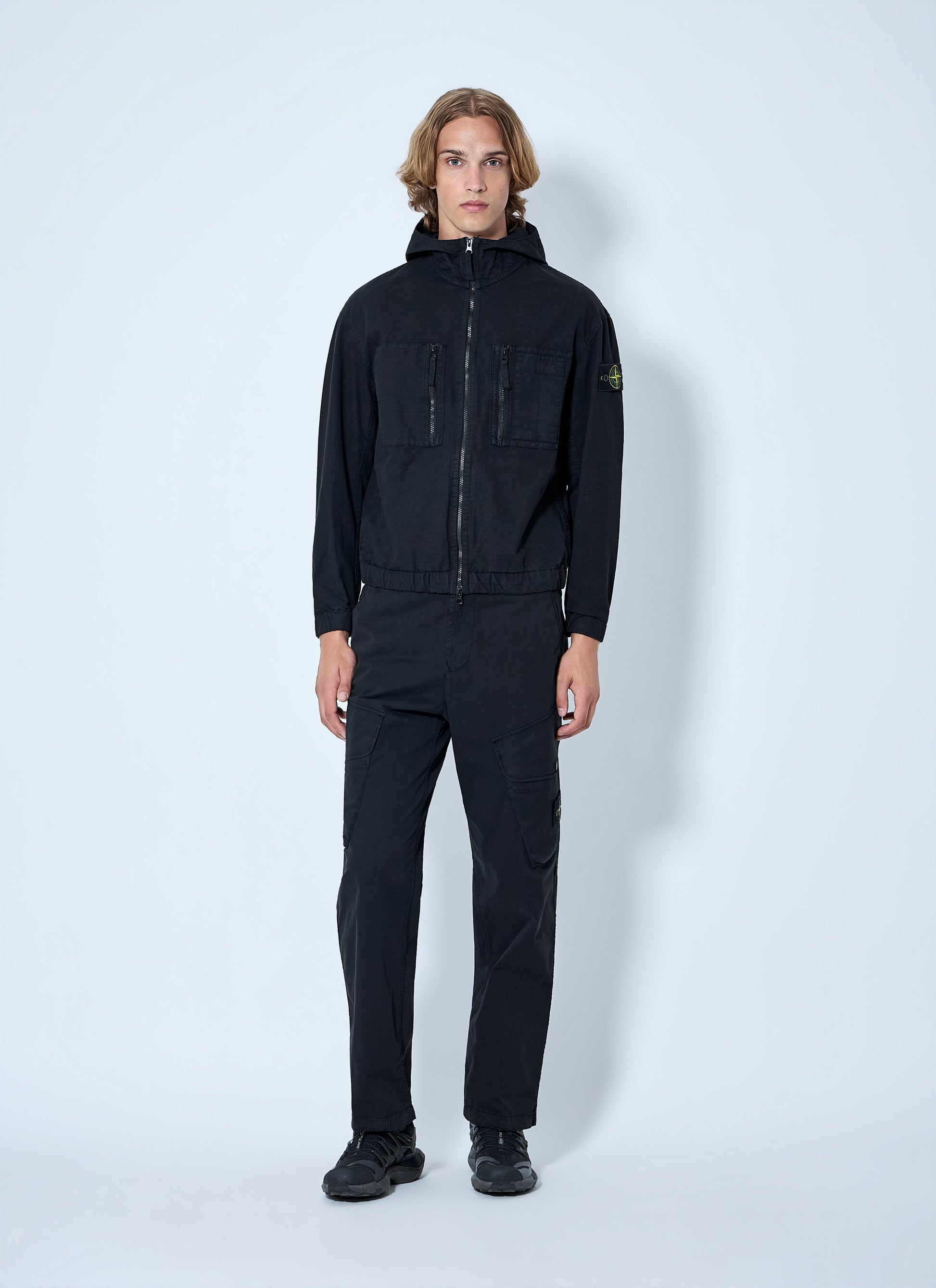 Stone Island Men Hooded Utility Jacket STONE ISLAND