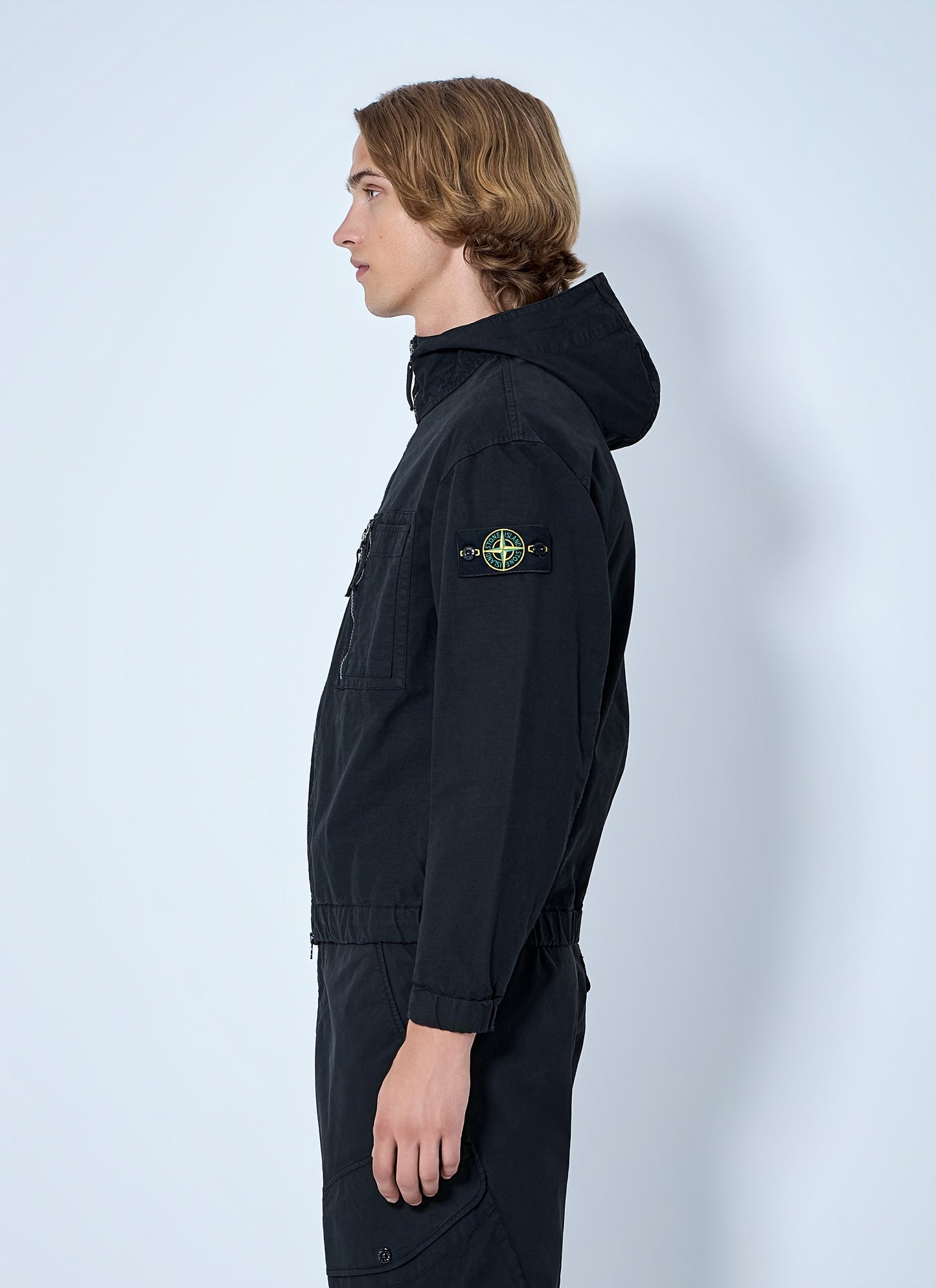 Stone Island Men Hooded Utility Jacket STONE ISLAND