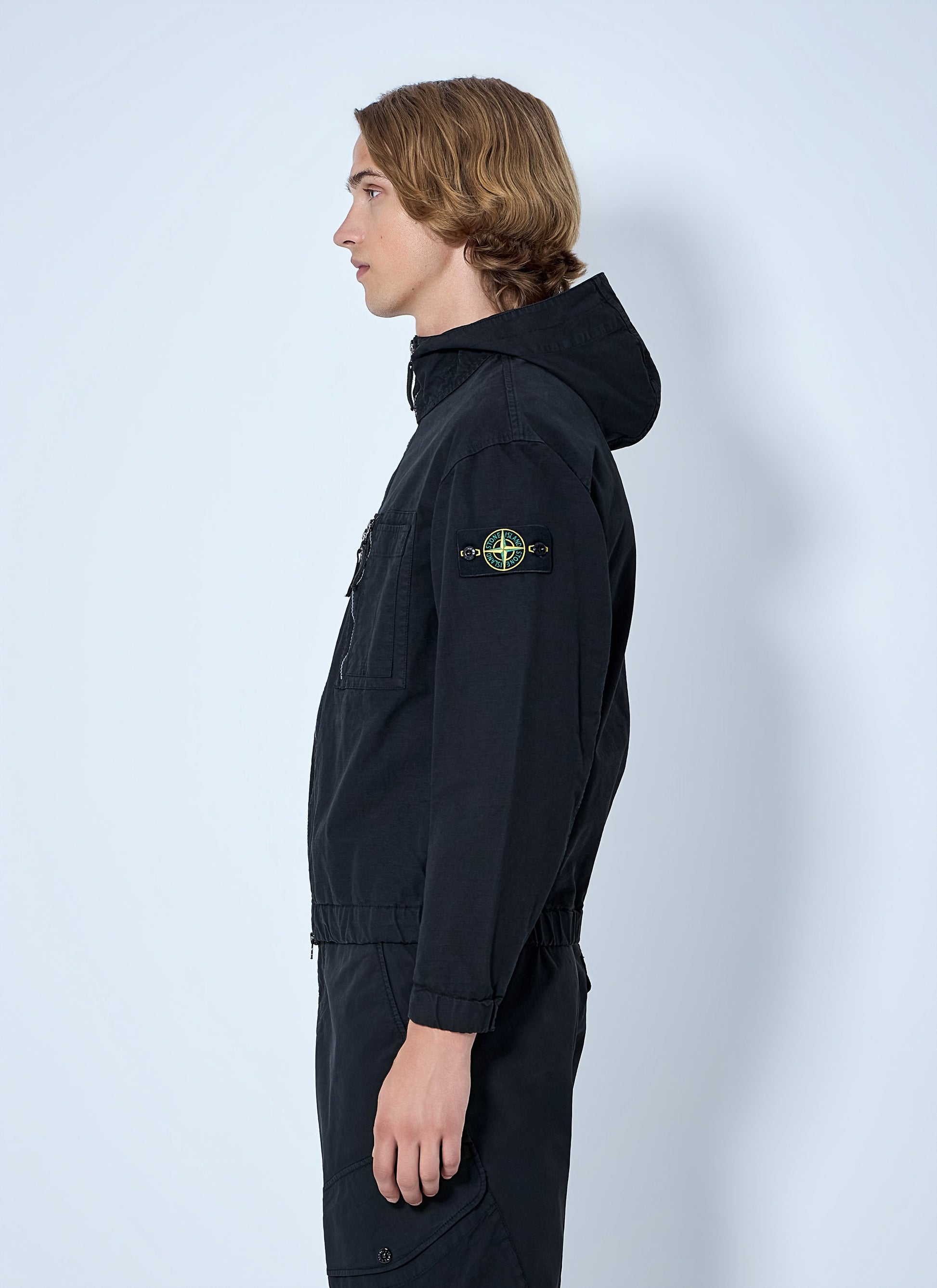 Stone Island Men Hooded Utility Jacket STONE ISLAND