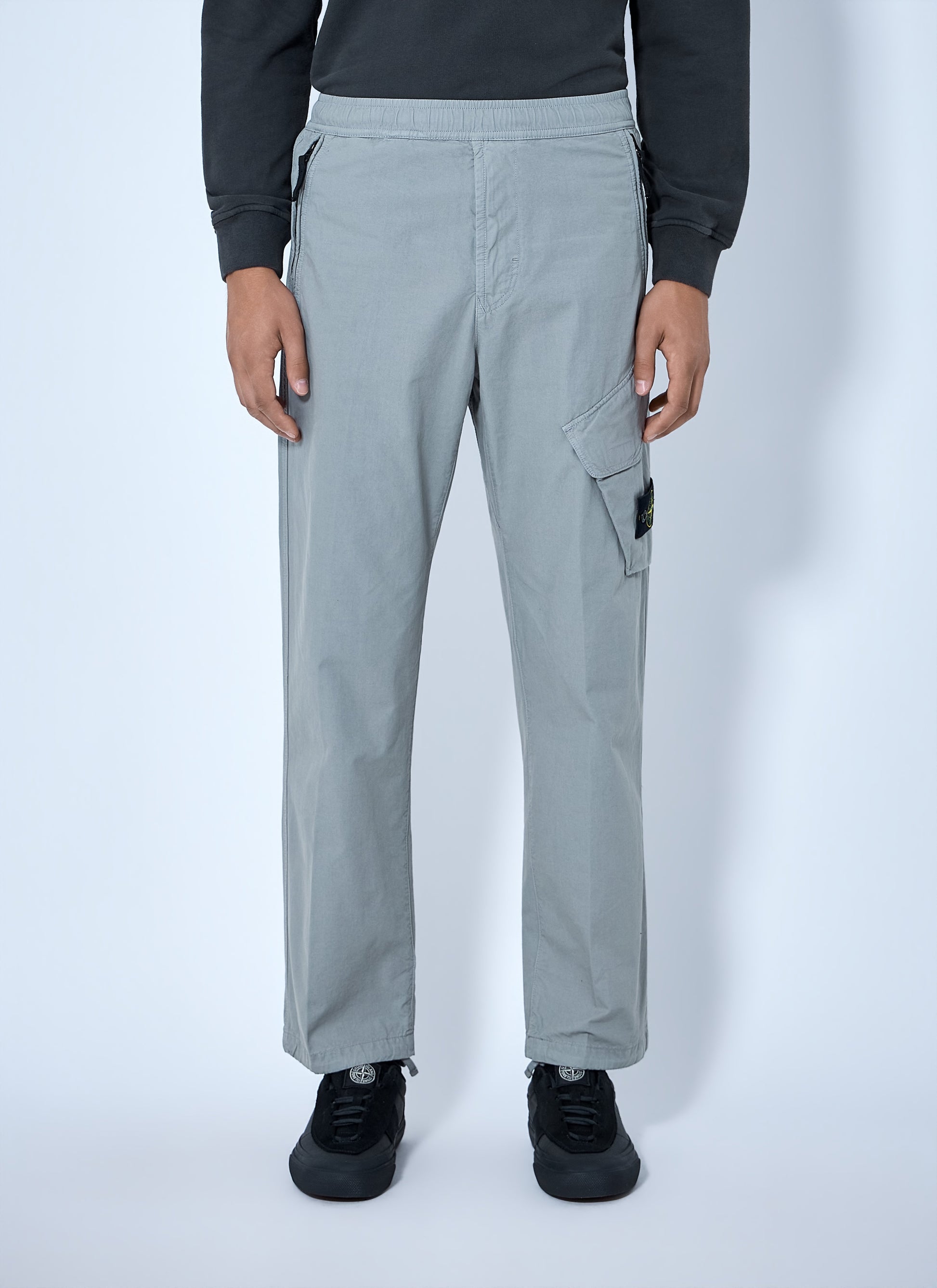Stone Island Men Cargo Trousers With Elasticated Waistband STONE ISLAND