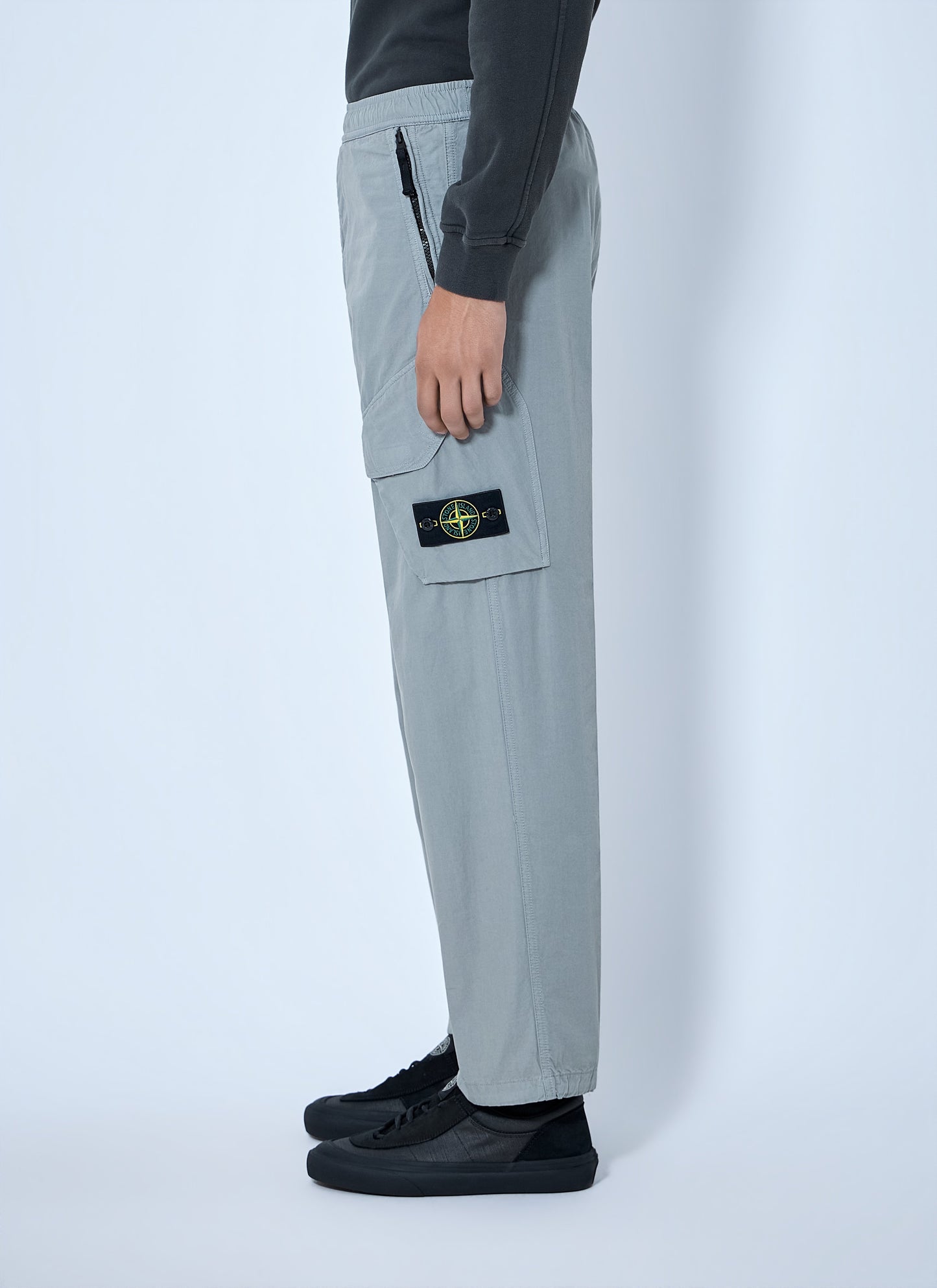 Stone Island Men Cargo Trousers With Elasticated Waistband STONE ISLAND