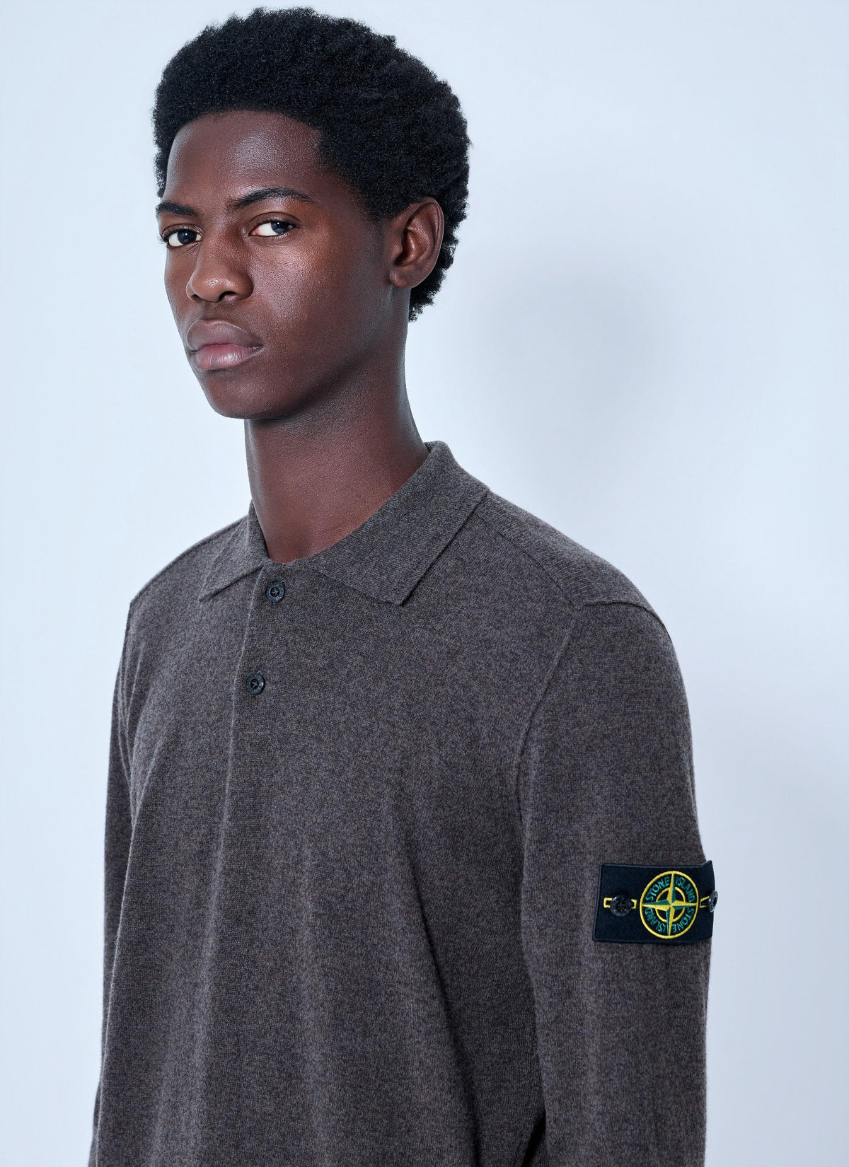 Stone Island Men Long Sleeve Polo STONE ISLAND