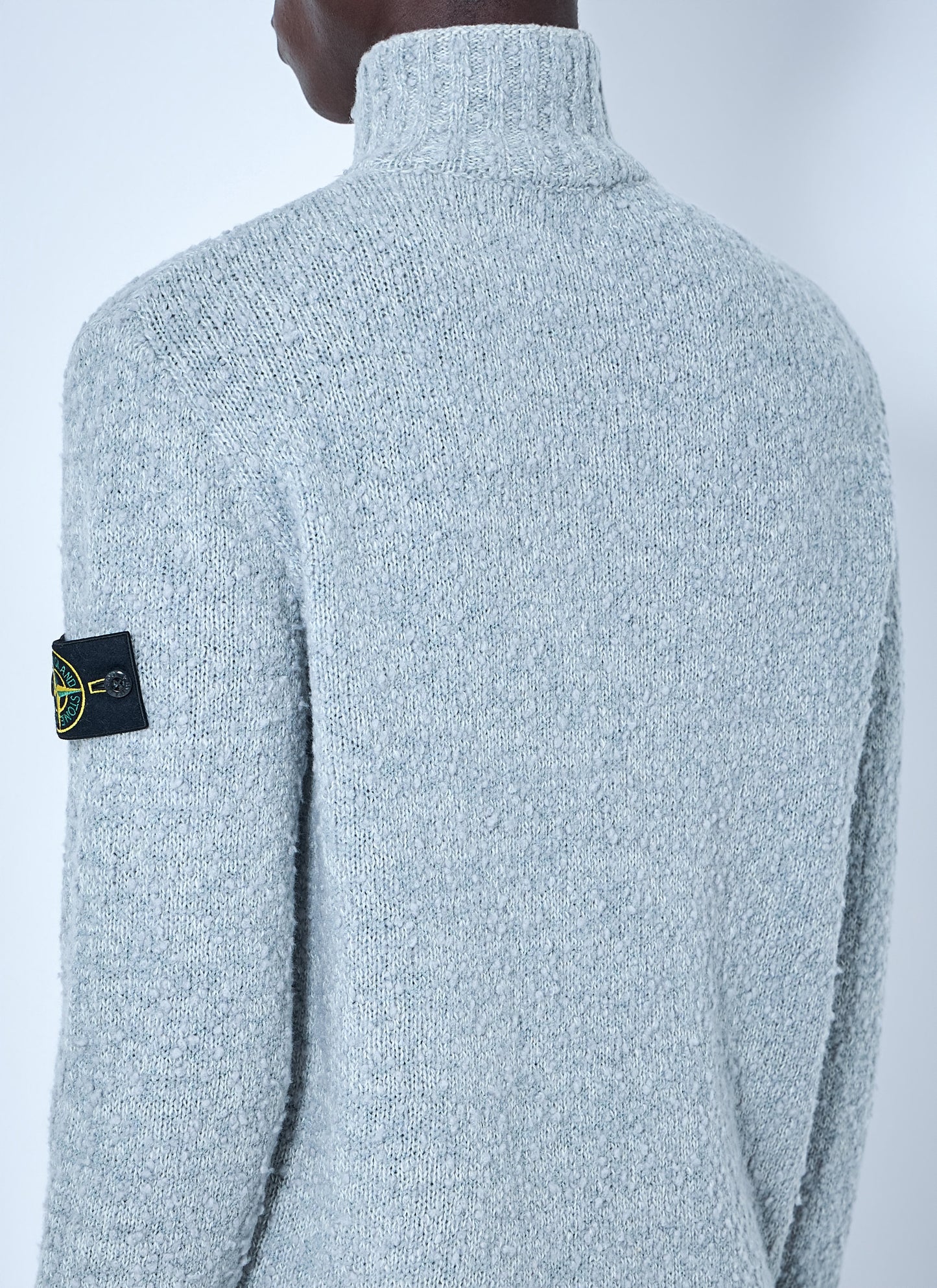 Stone Island Men Half-Zip Wool Sweater STONE ISLAND