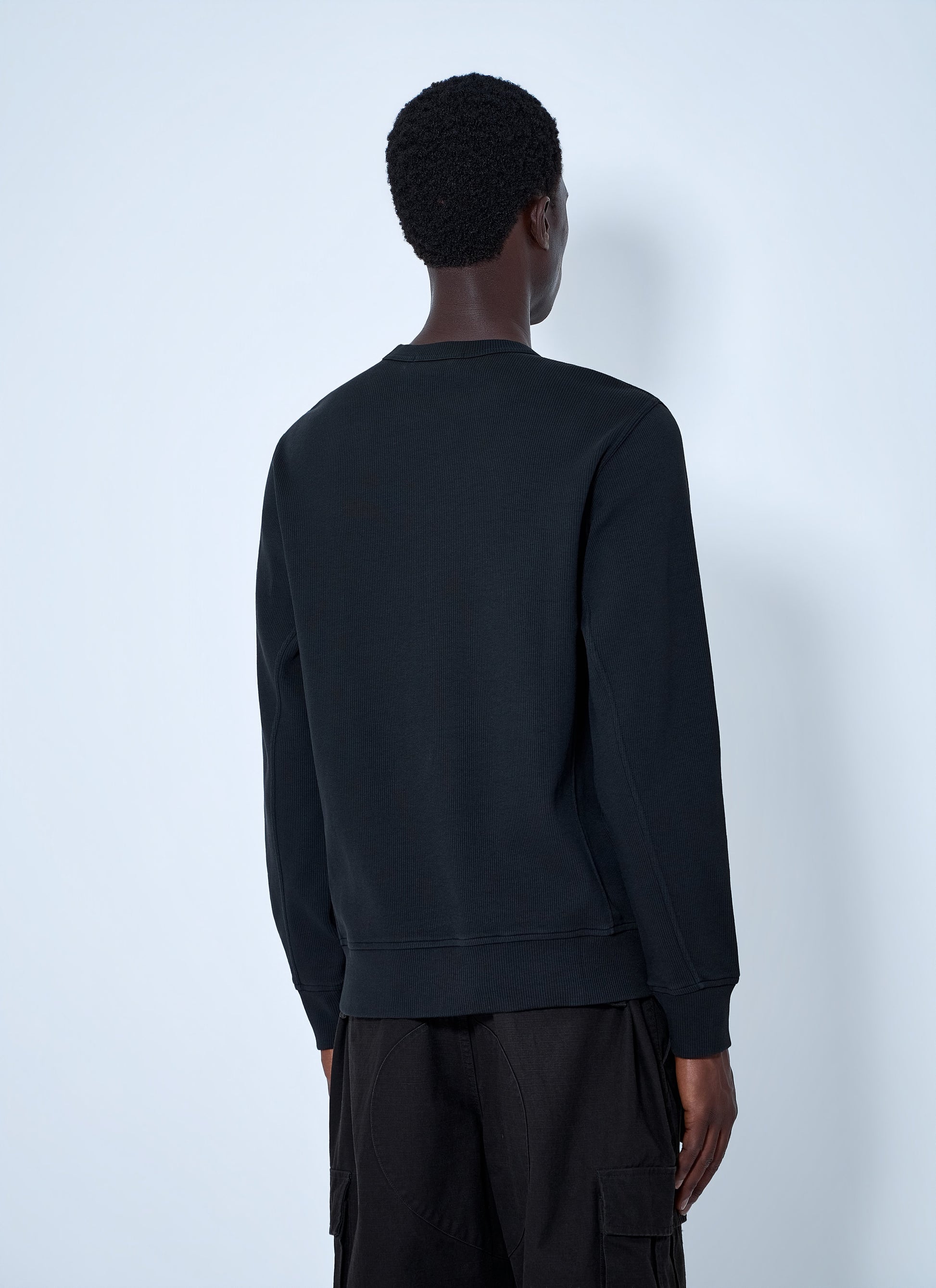 Stone Island Men Crewneck Sweatshirt With Logo Patch STONE ISLAND