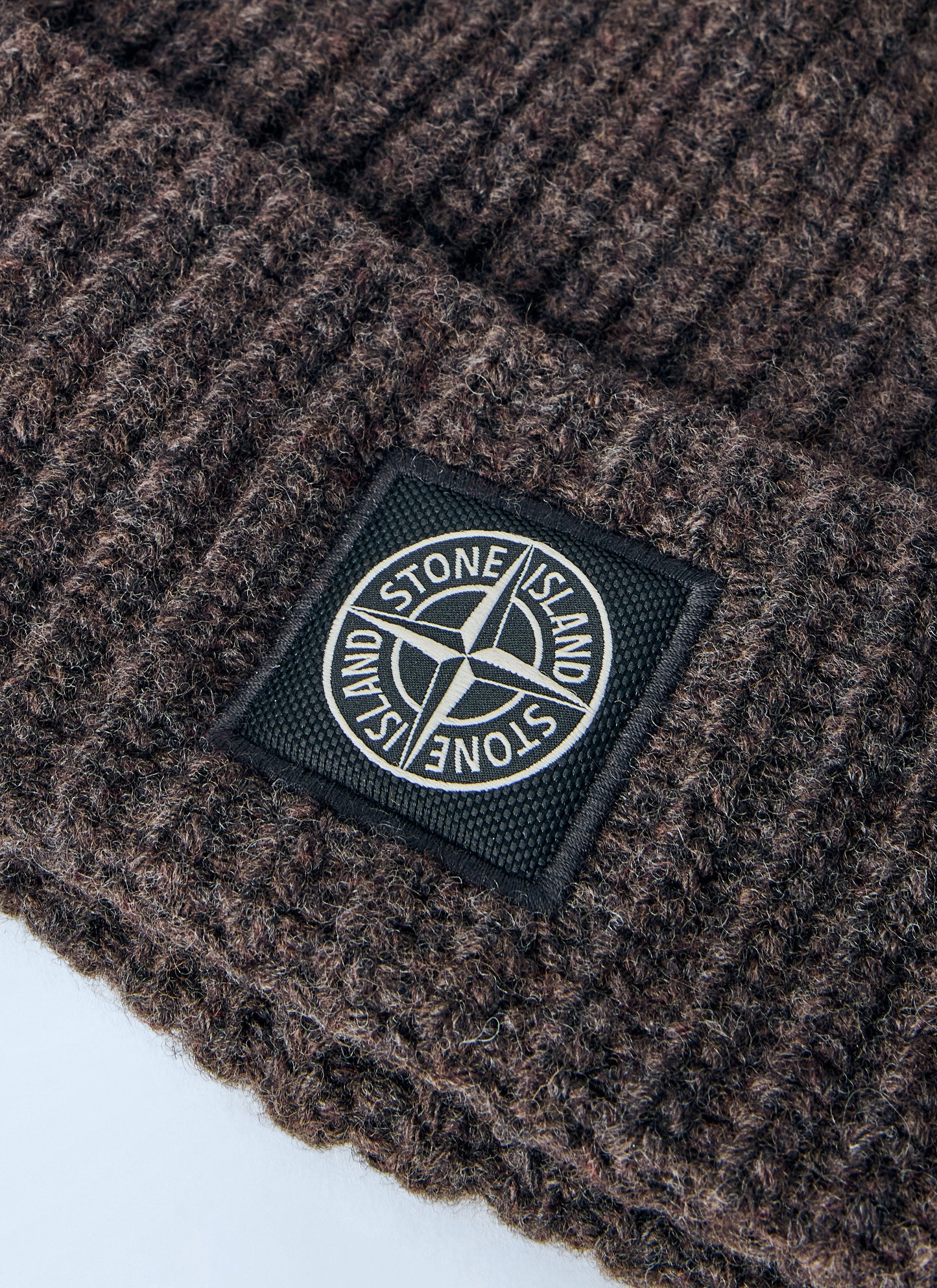 Stone Island Men Ribbed Knit Beanie STONE ISLAND