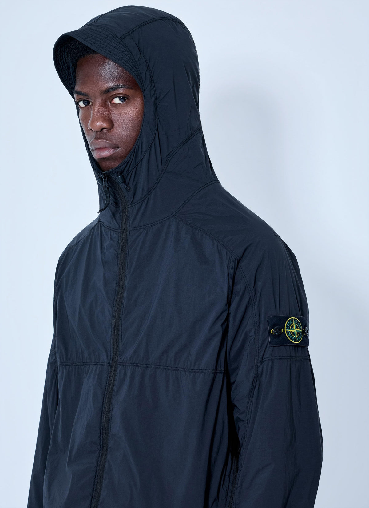 Stone Island Men Hooded Zip Jacket STONE ISLAND