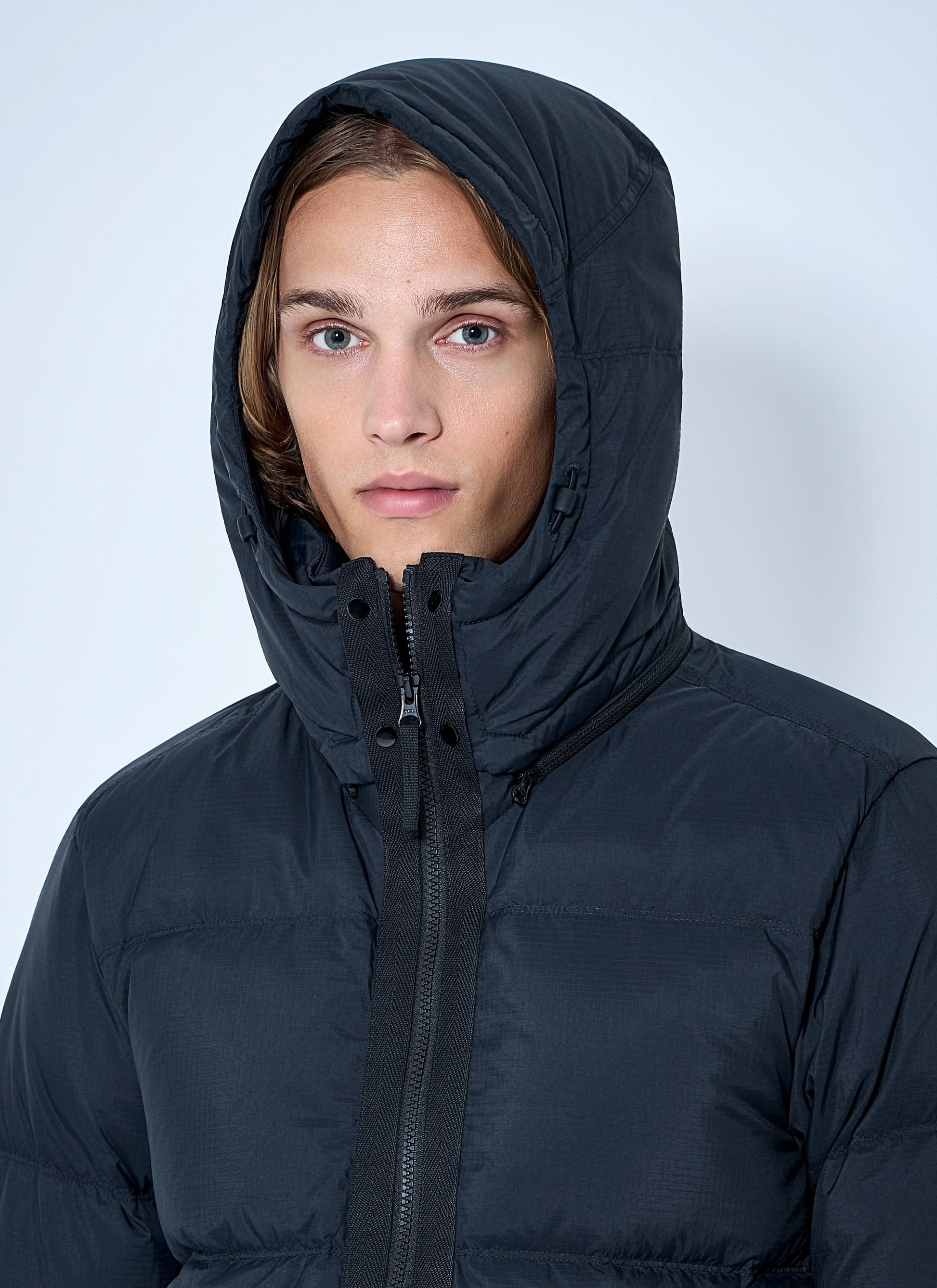 Stone Island Men Padded Hooded Jacket STONE ISLAND