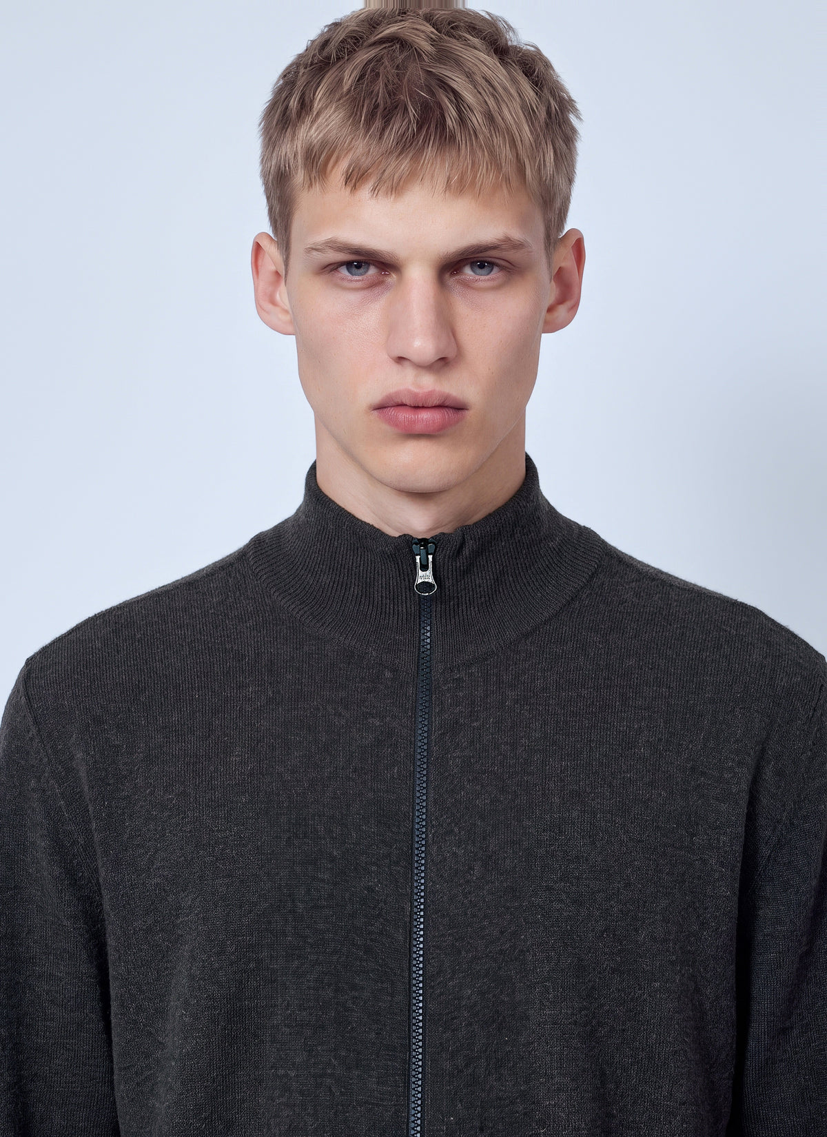 Stone Island Men Zip-Up Wool Cardigan STONE ISLAND