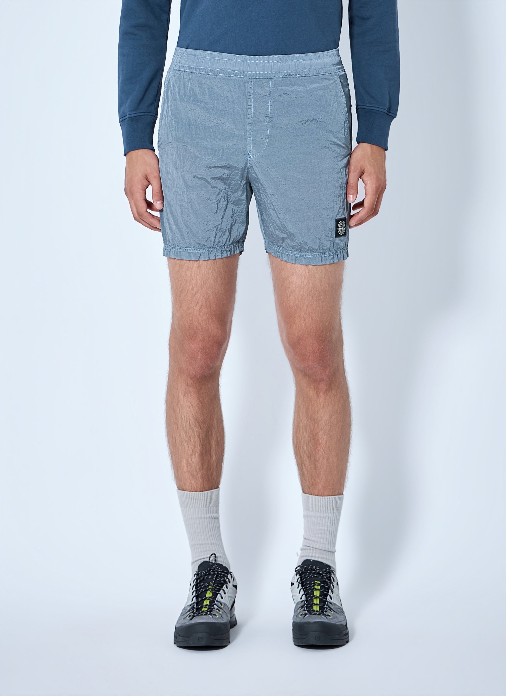 Stone Island Men Elasticated Waistband Shorts STONE ISLAND