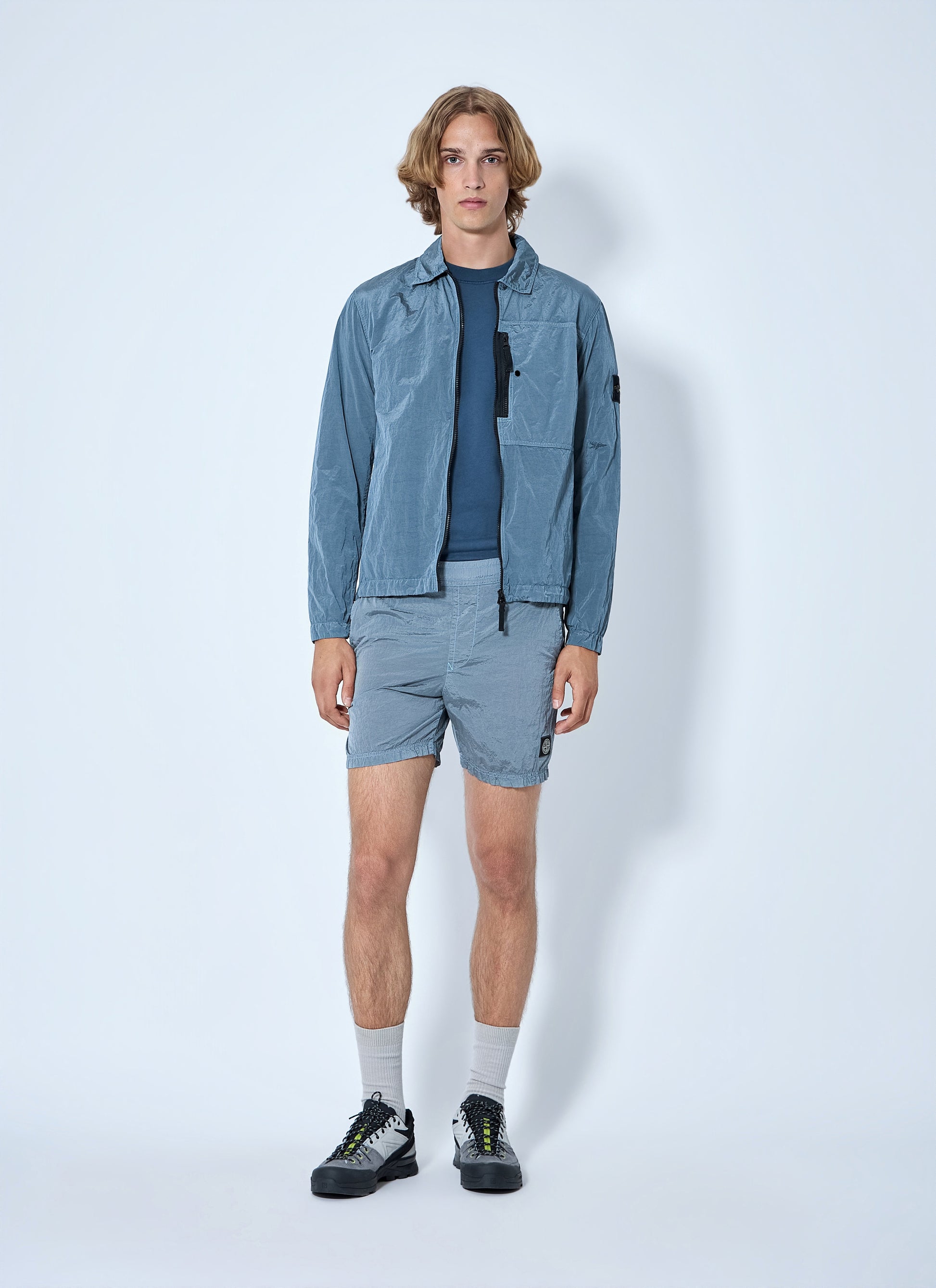 Stone Island Men Elasticated Waistband Shorts STONE ISLAND