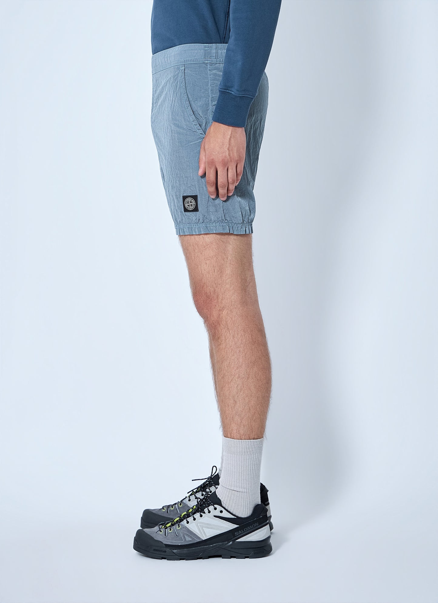 Stone Island Men Elasticated Waistband Shorts STONE ISLAND