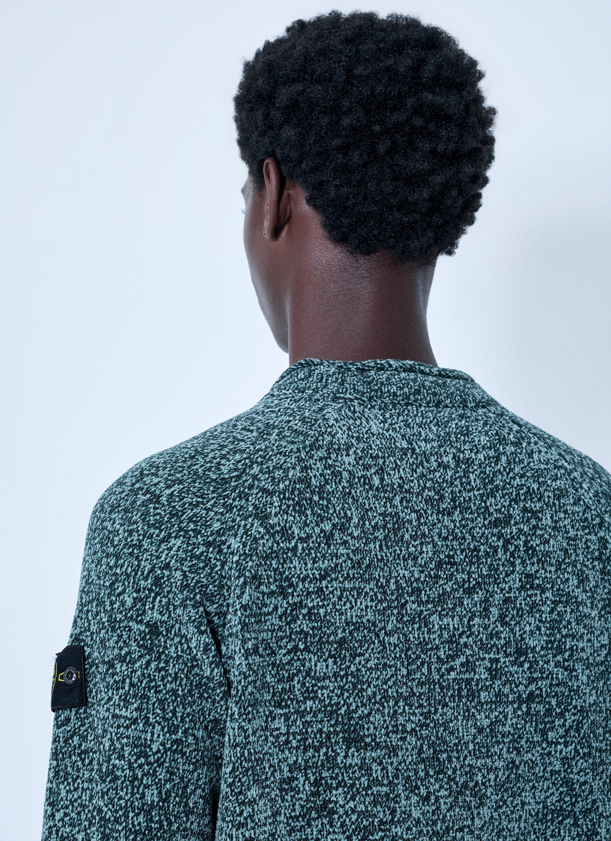 Stone Island Men Knitted Crewneck Sweater STONE ISLAND