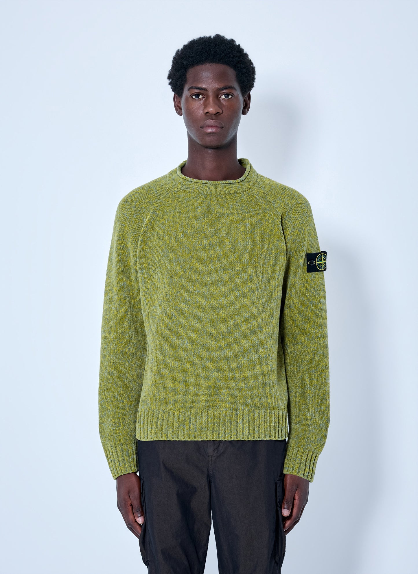 Stone Island Men Knitted Crewneck Sweater STONE ISLAND
