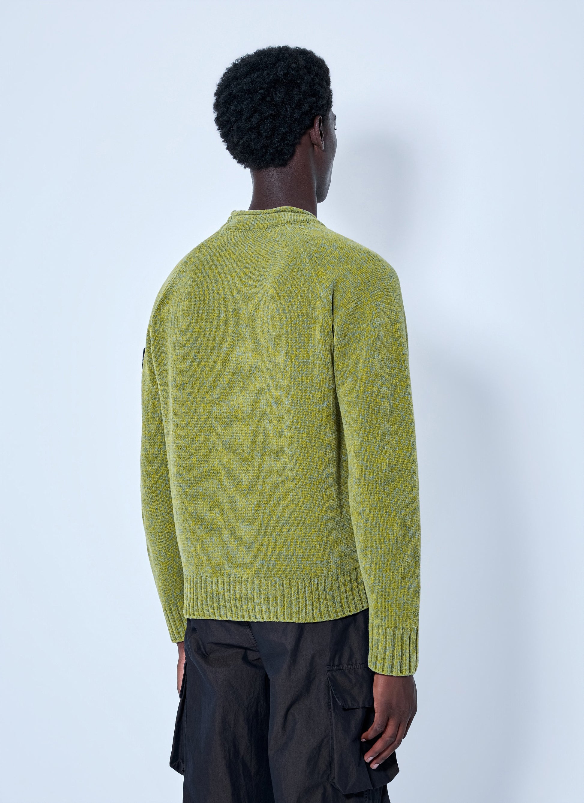 Stone Island Men Knitted Crewneck Sweater STONE ISLAND