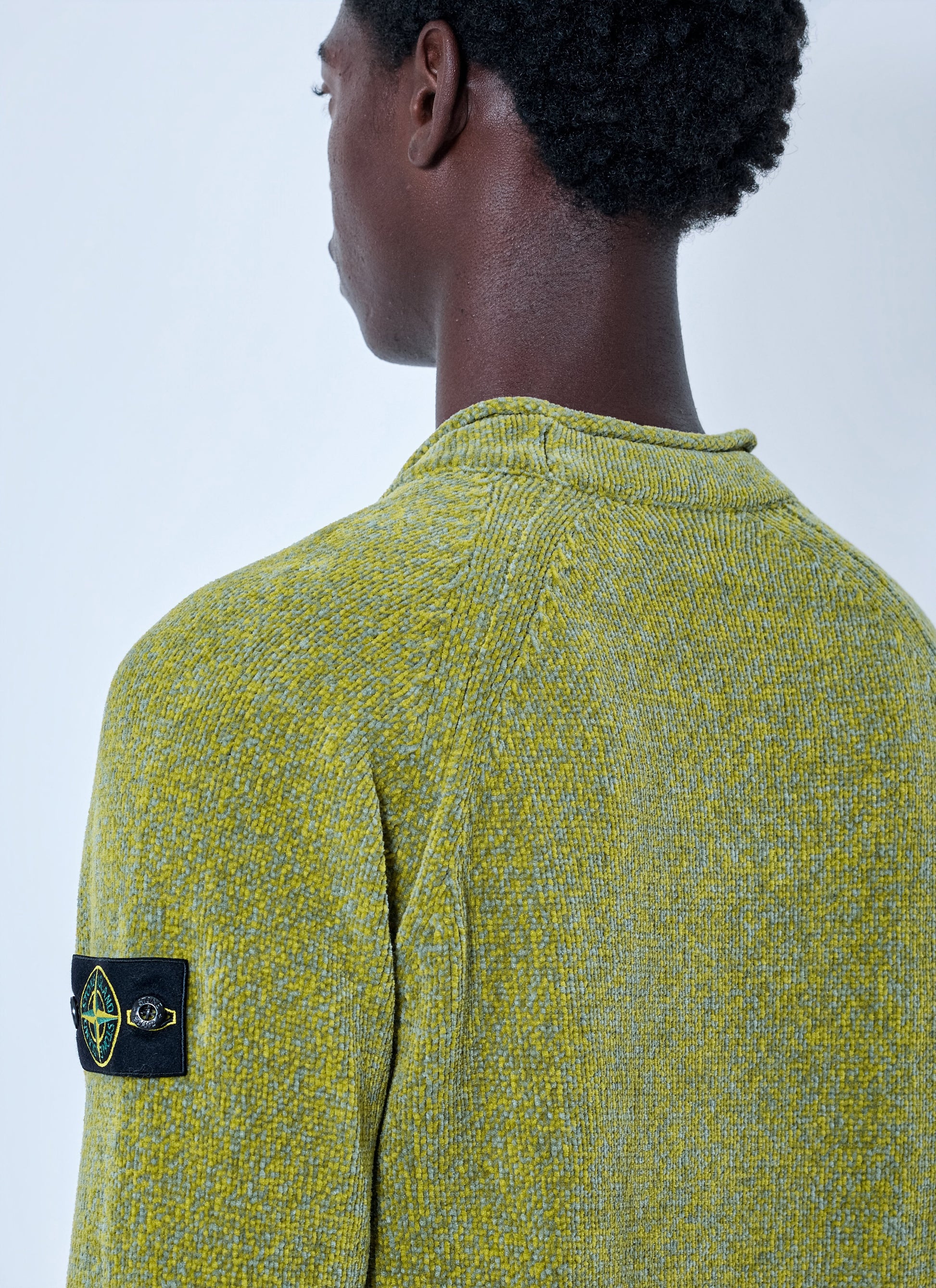 Stone Island Men Knitted Crewneck Sweater STONE ISLAND
