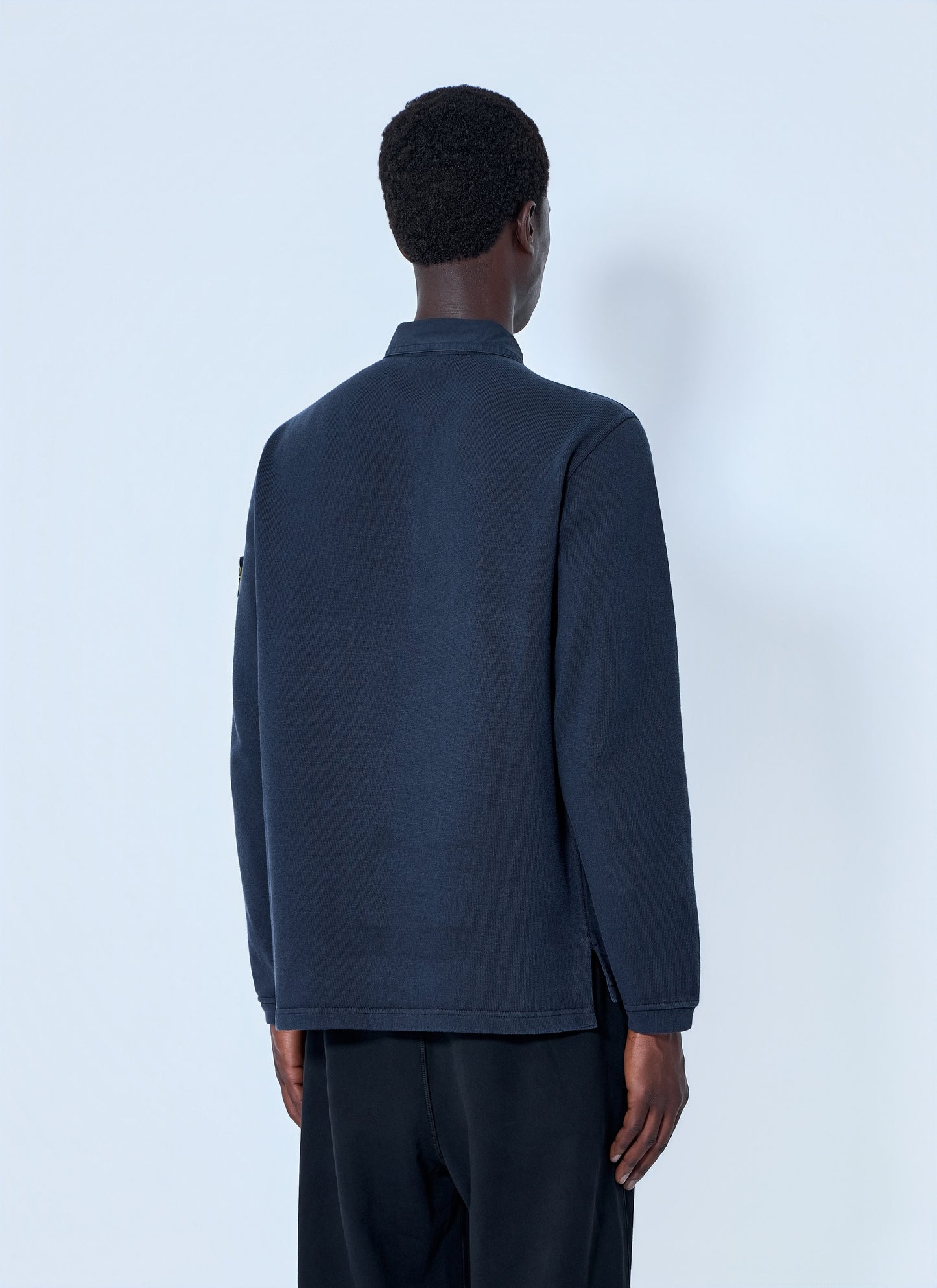 Stone Island Men Long Sleeve Polo Shirt