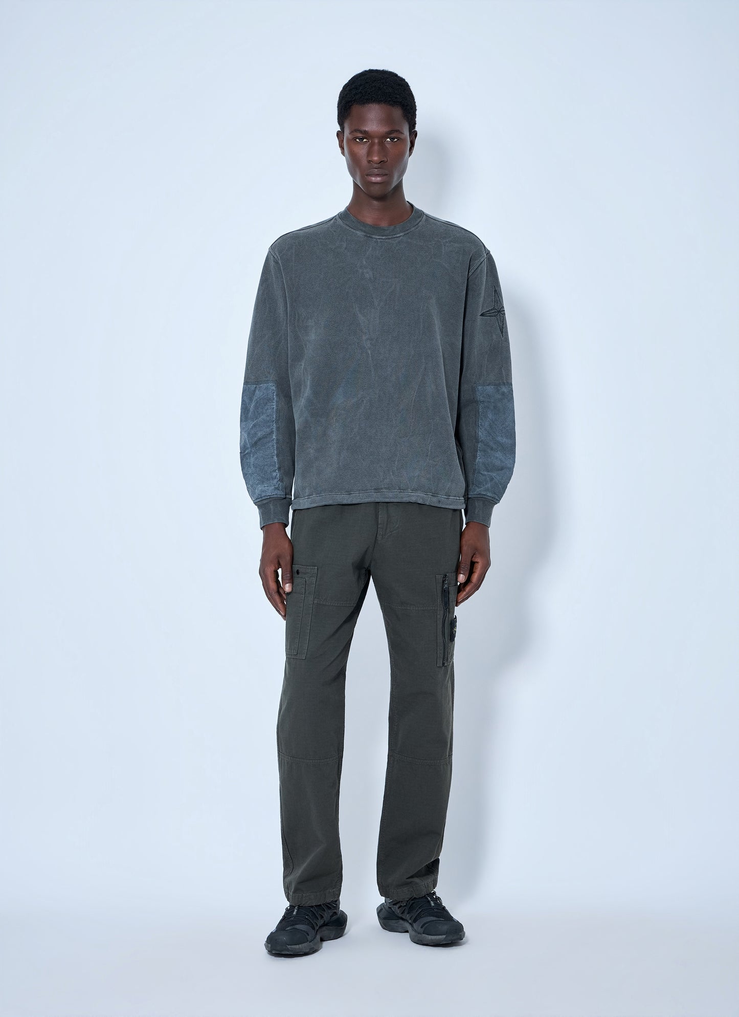 Stone Island Men Oversized Crewneck Sweatshirt STONE ISLAND
