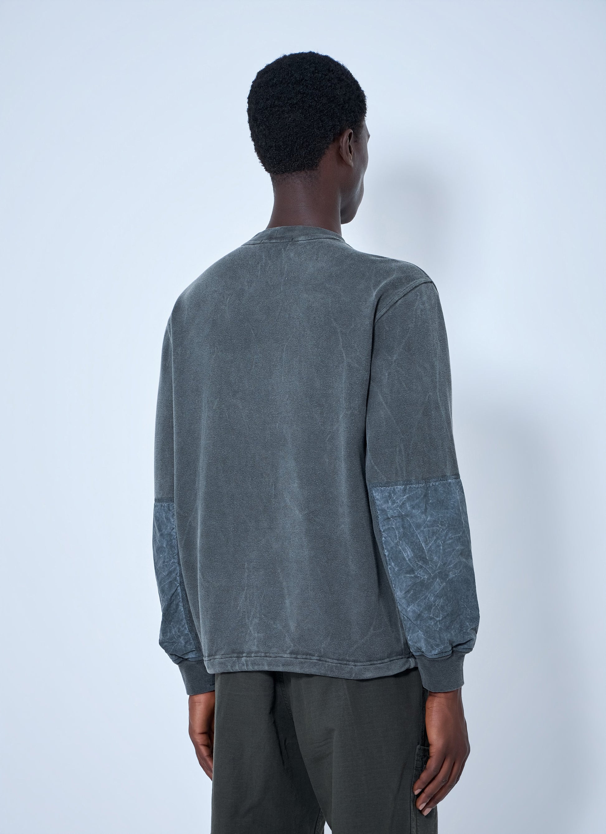 Stone Island Men Oversized Crewneck Sweatshirt STONE ISLAND