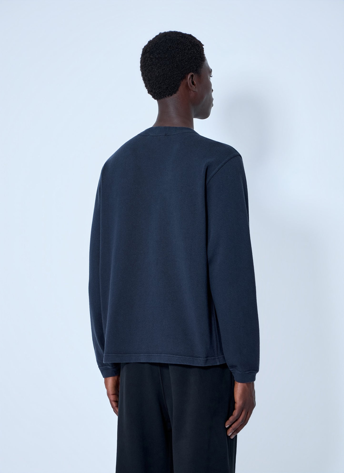 Stone Island Men Crewneck Sweatshirt With Sleeve Logo Patch