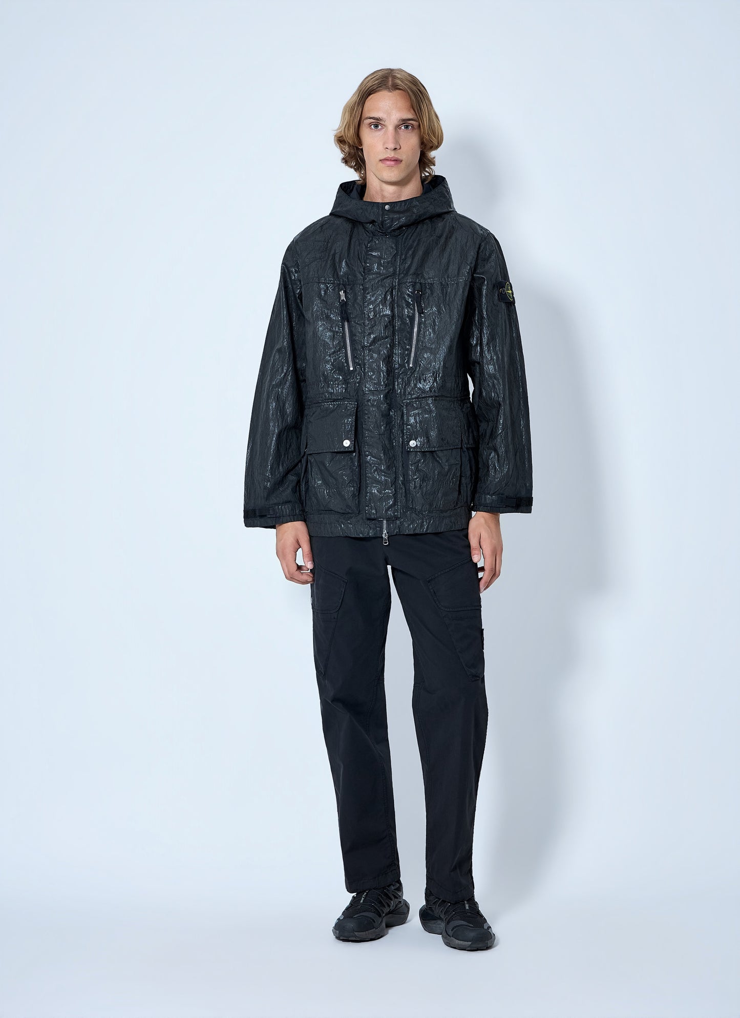 Stone Island Men Hooded Technical Jacket STONE ISLAND