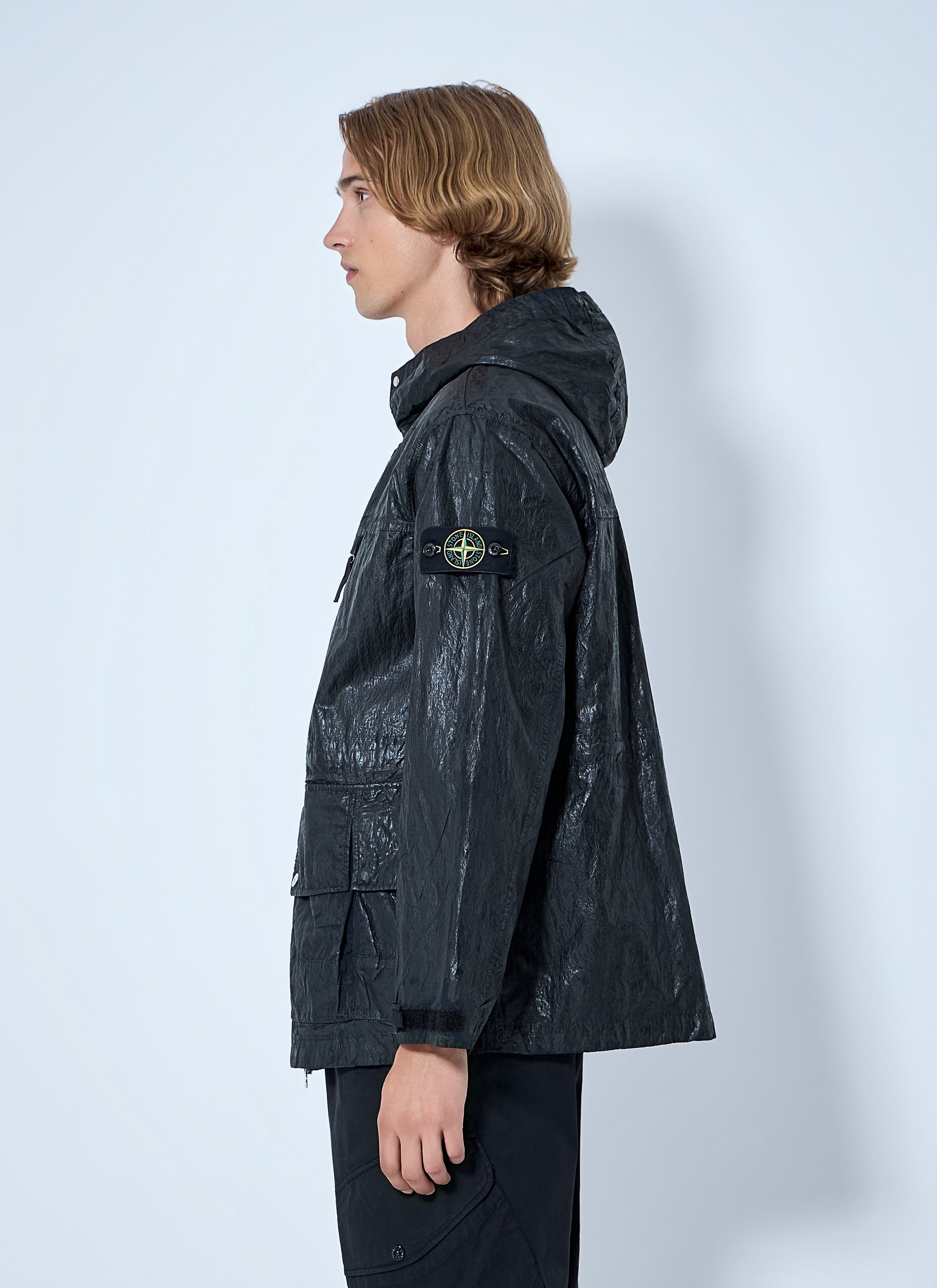 Stone Island Men Hooded Technical Jacket STONE ISLAND