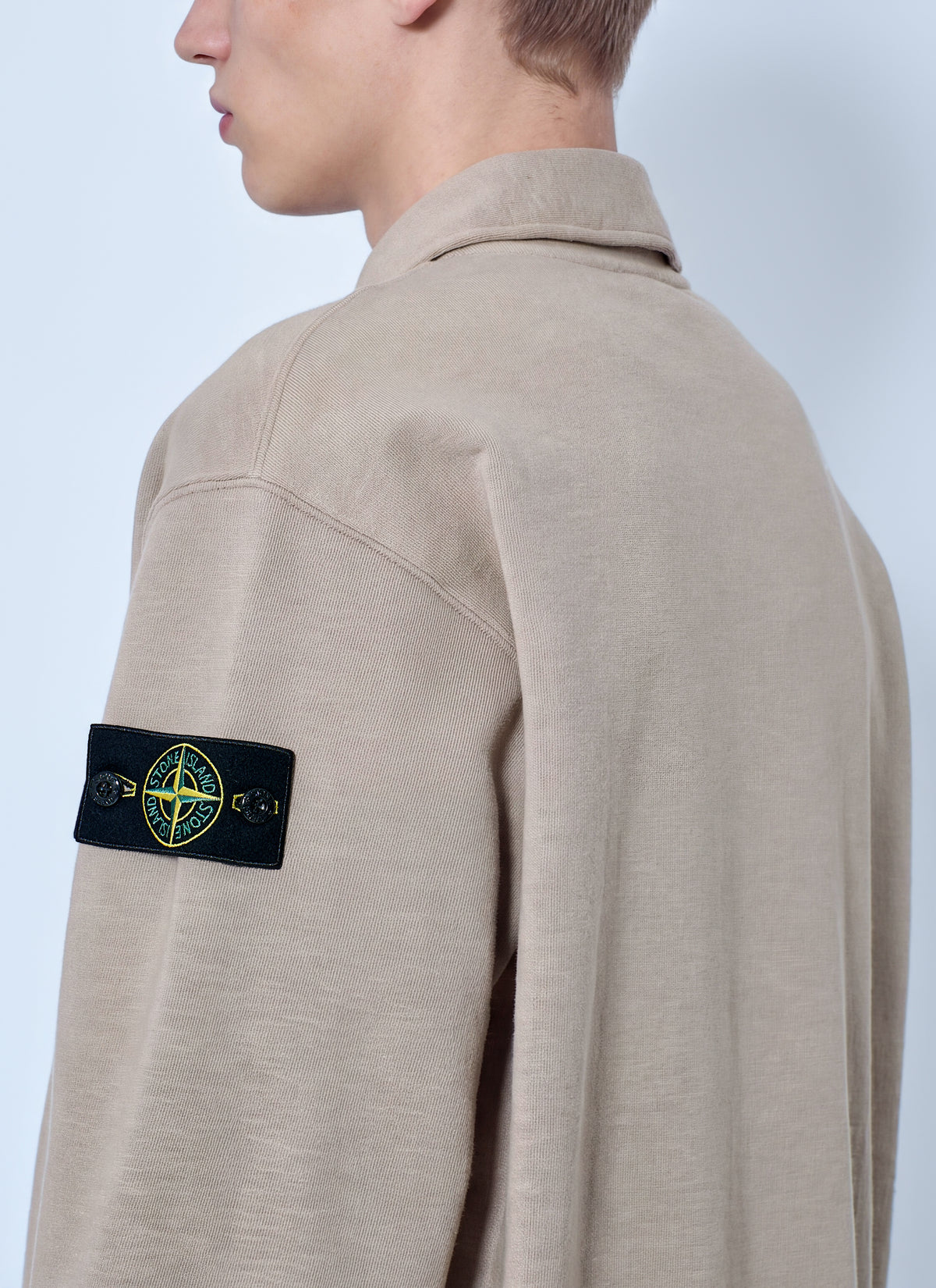 Stone Island Men Polo Collar Sweatshirt STONE ISLAND