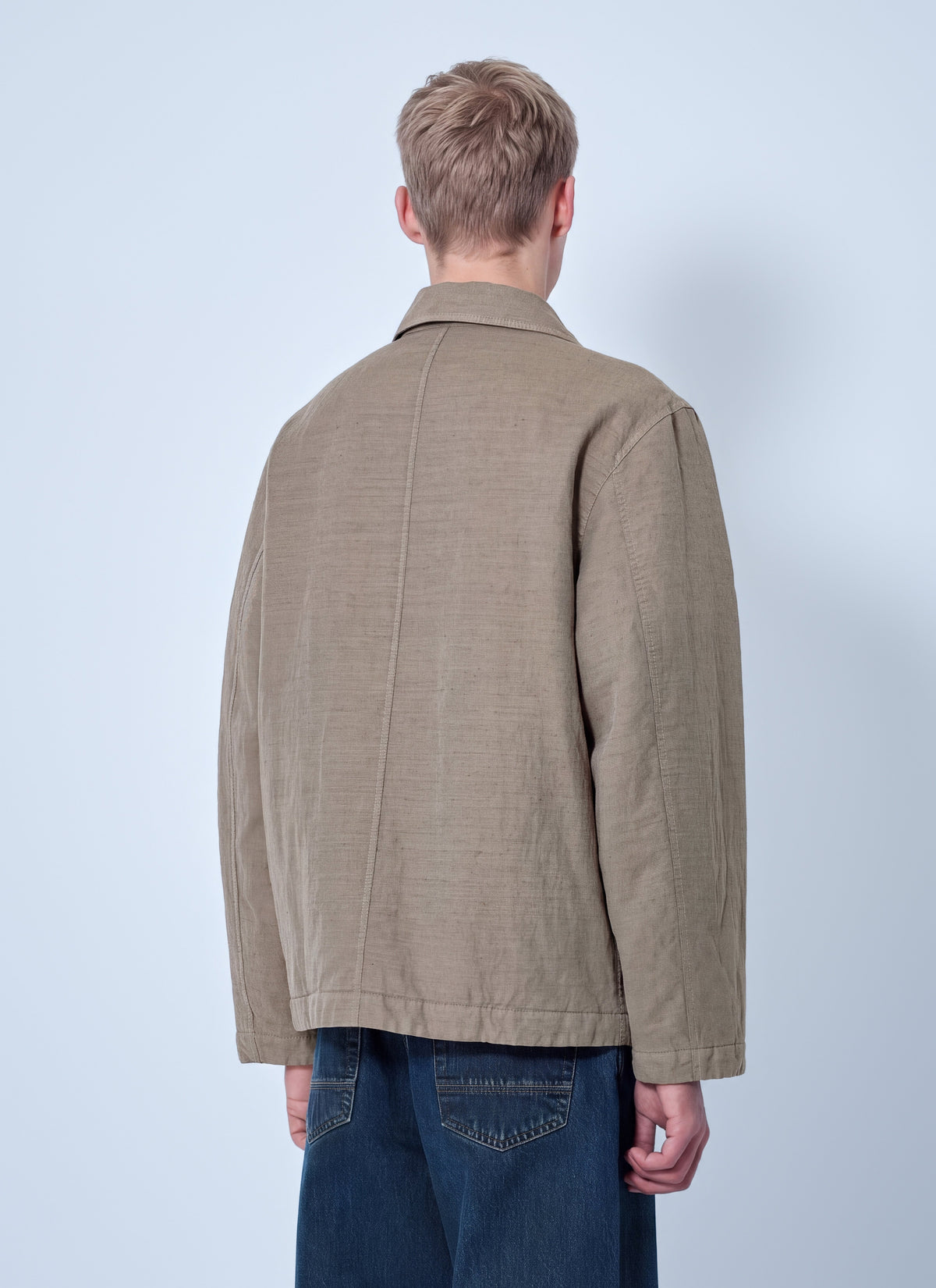 Stone Island Men Textured Zip Jacket STONE ISLAND