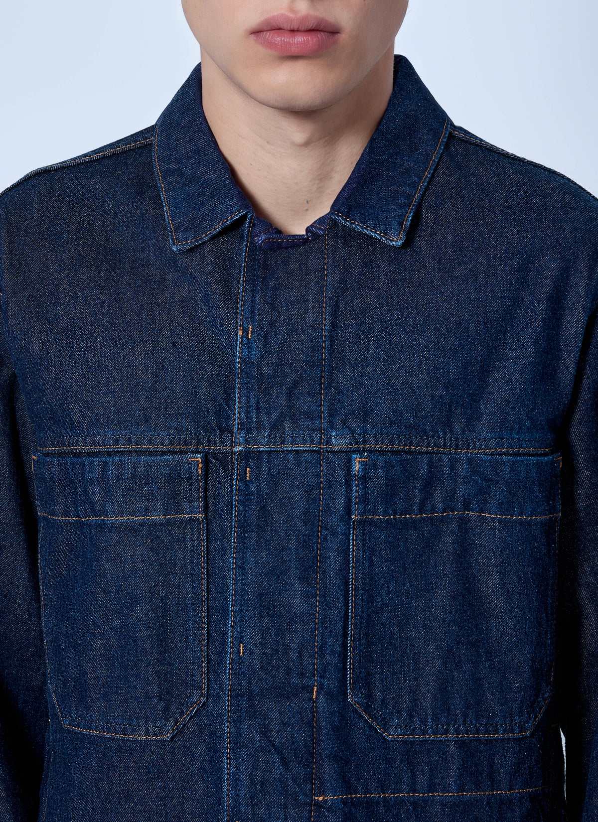 Stone Island Men Denim Shirt Jacket STONE ISLAND